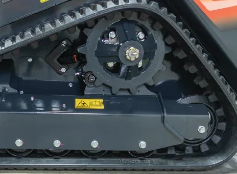 Kubota SCl Series Construction Equipment Wide Track Low Ground Pressure Design feature image