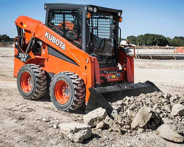 Kubota Skid Steer Loader Ssv65 Front View Left product image