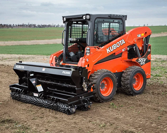 Kubota Skid Steer Loader SSV65 Kubota Skid Steer Loader Ssv65 Front View Right product image