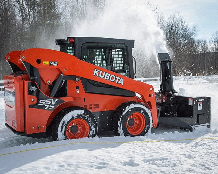 Kubota Skid Steer Loader Ssv75 Back View product image