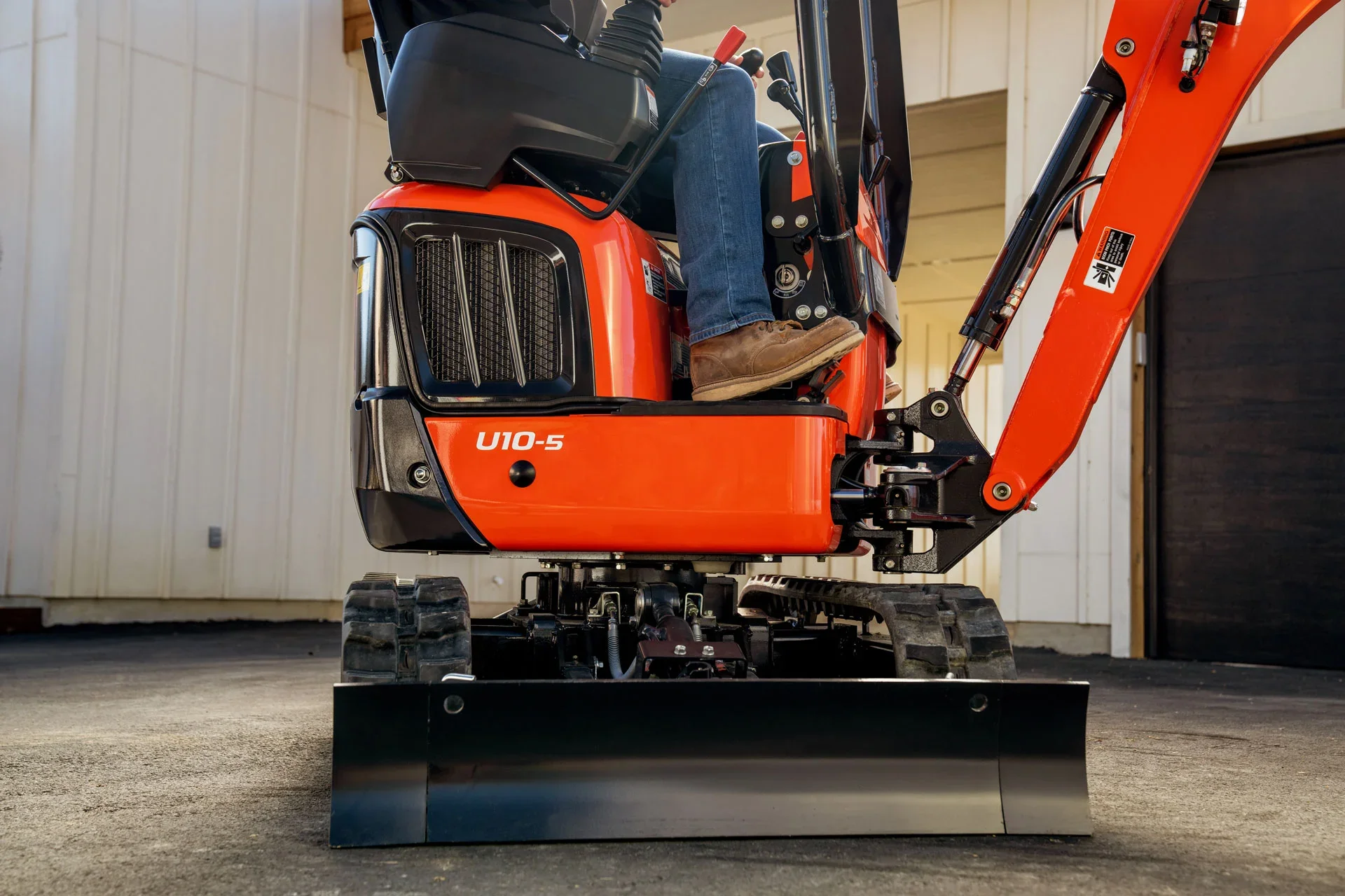 Kubota U Series Construction Equipment Angle Blade Option For Efficient Grading feature image