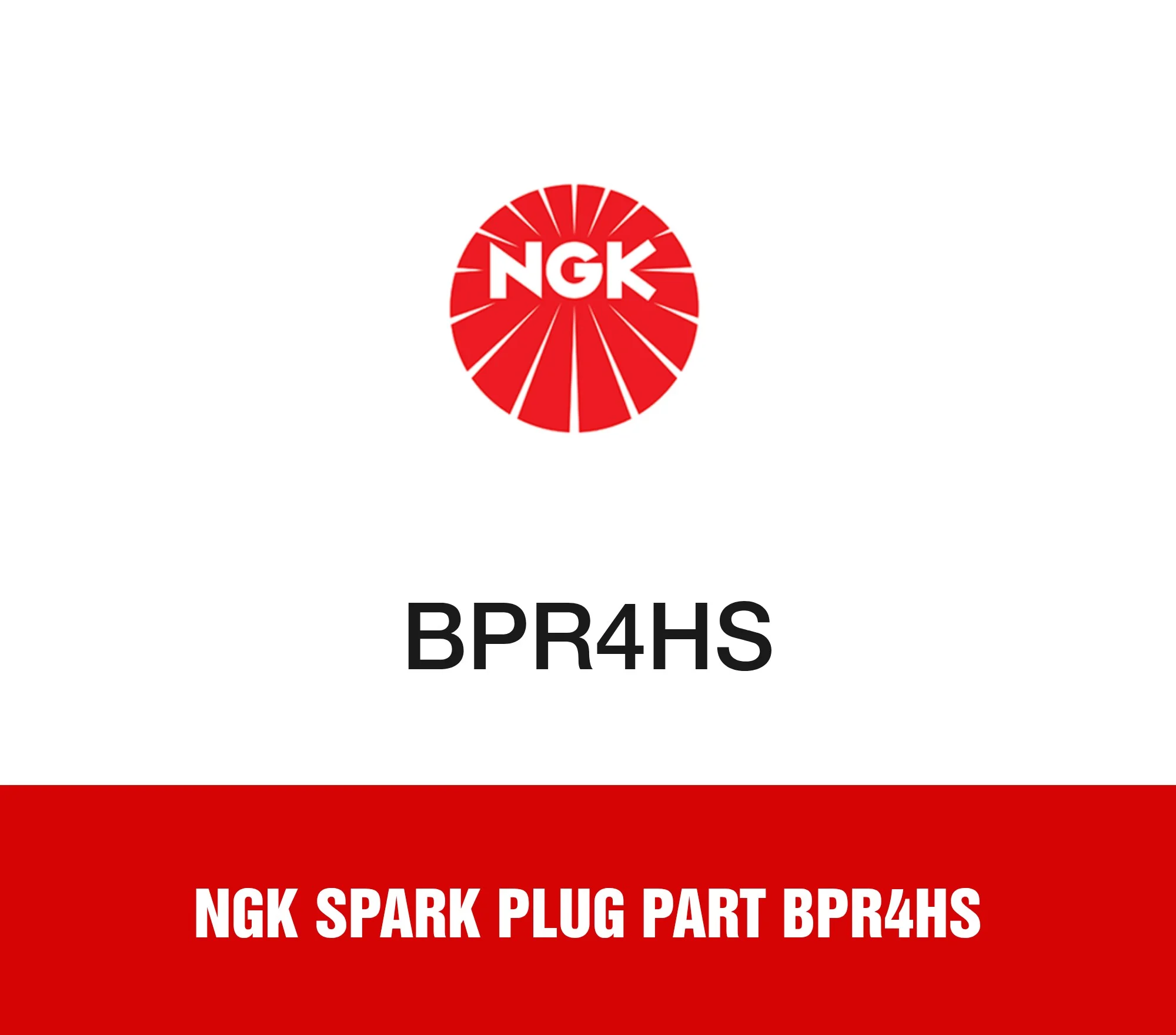 NGK Spark Plug Part BPR4HS