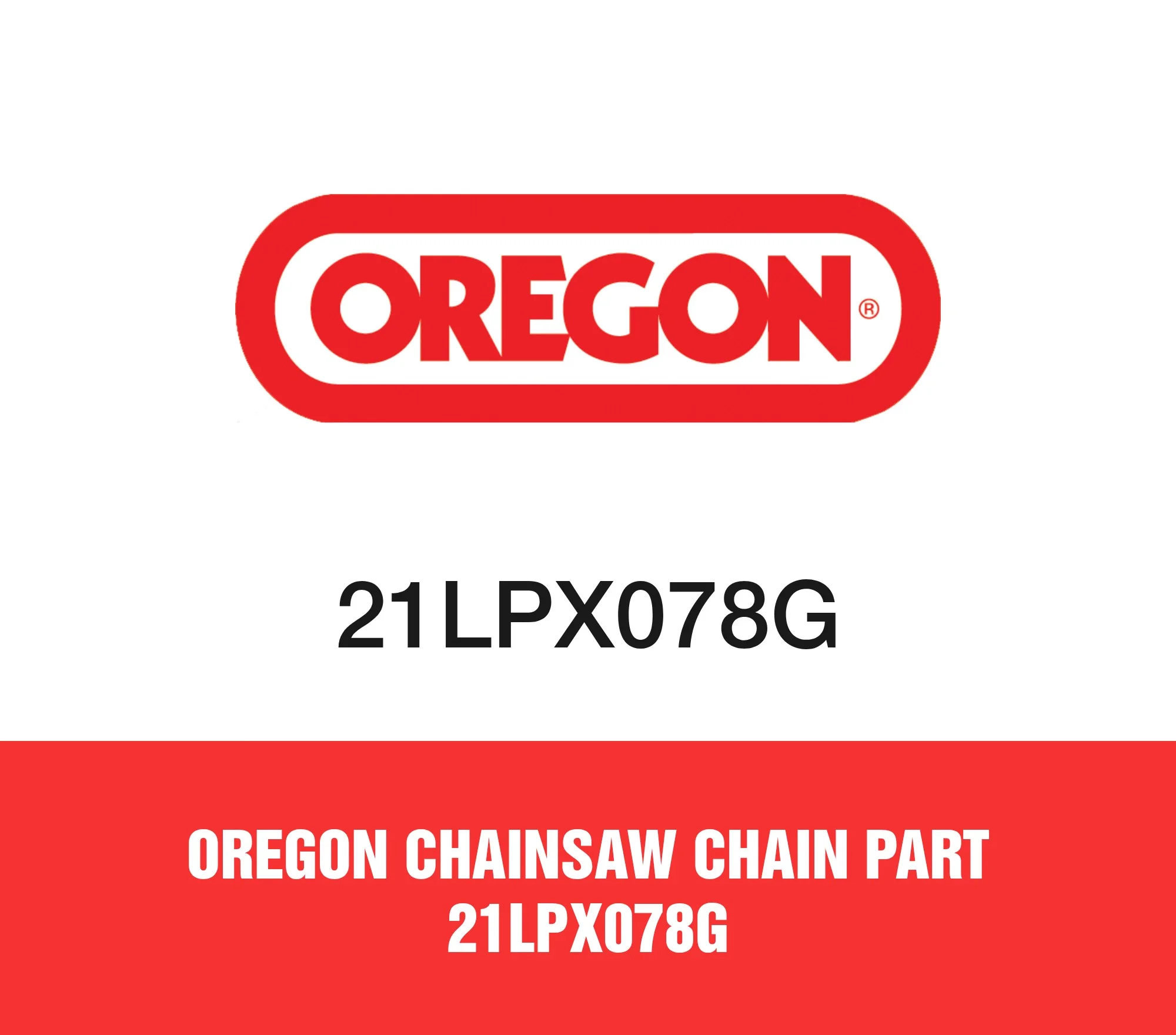 Oregon Chainsaw Chain Part 21LPX078G