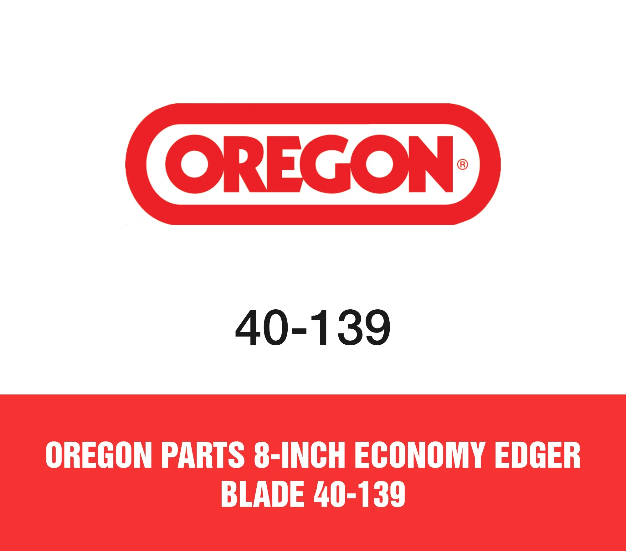 Oregon Parts 8-inch Economy Edger Blade 40-139