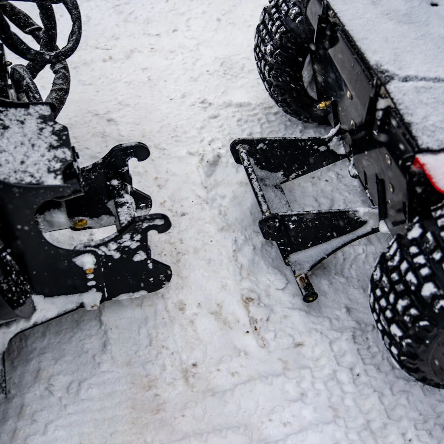 BOSS Snowrator Series Snow Plows Quick Attach Attachment System feature image