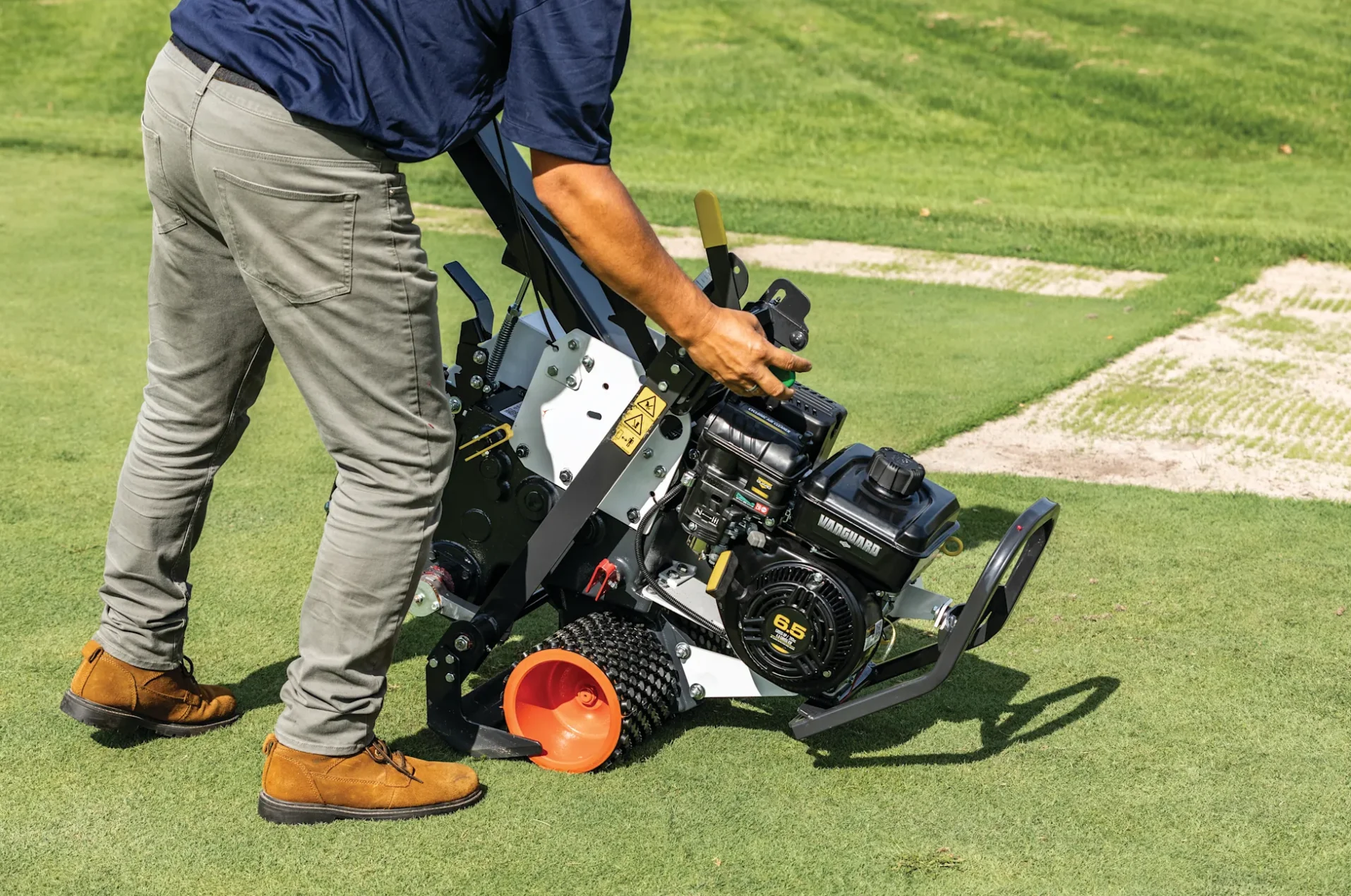 RYAN SC18 Sod Cutter Ryan Sc18 Series Sod Cutter 7885836 Left View Man Golf Course product image