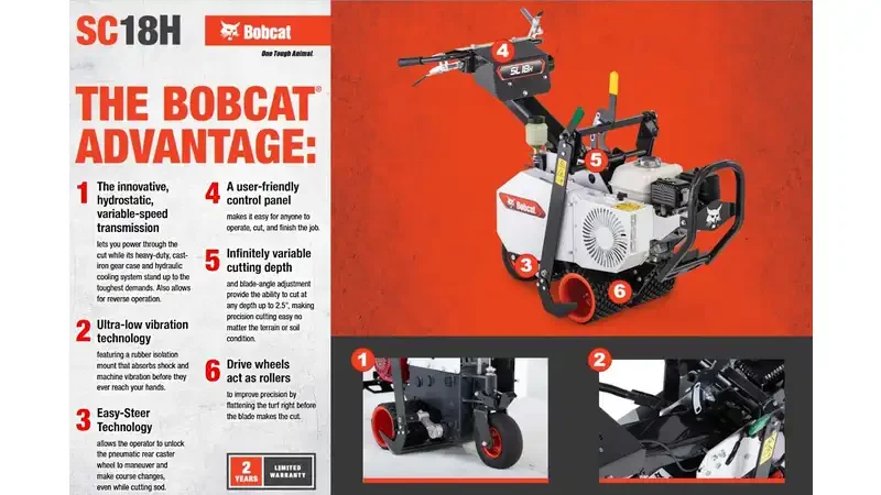 Ryan SC18 Series Specialty Equipment Low Vibration Operation feature image