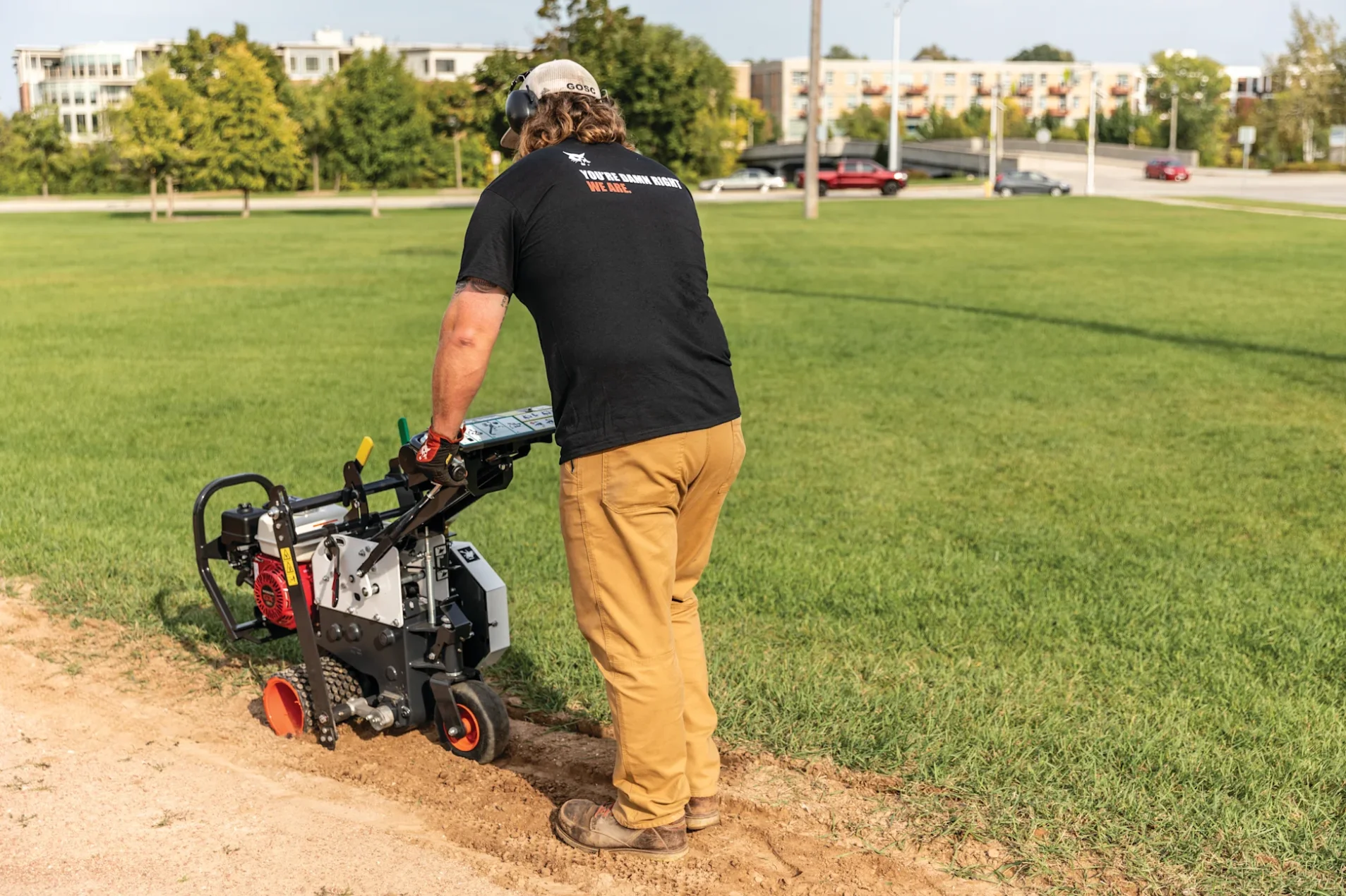 Ryan Sc18H Series Sod Cutter 7885828 Back View Right Wide Cutting Grass product image