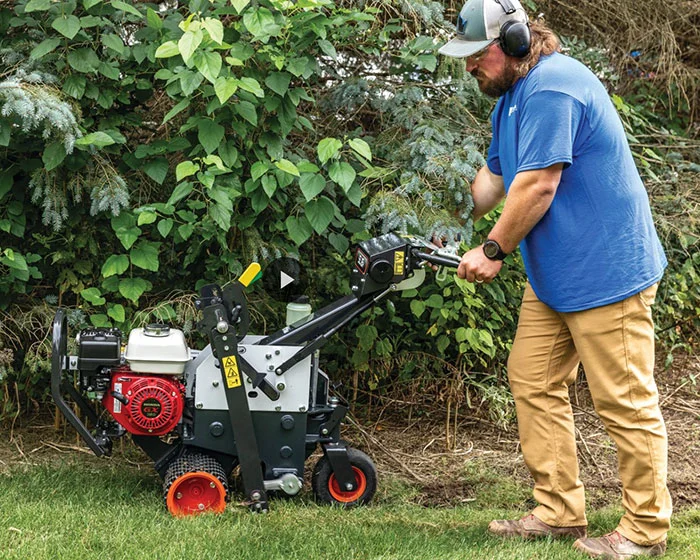 Ryan Sc18H Series Sod Cutter 7885828 Right View Cutting Grass product image