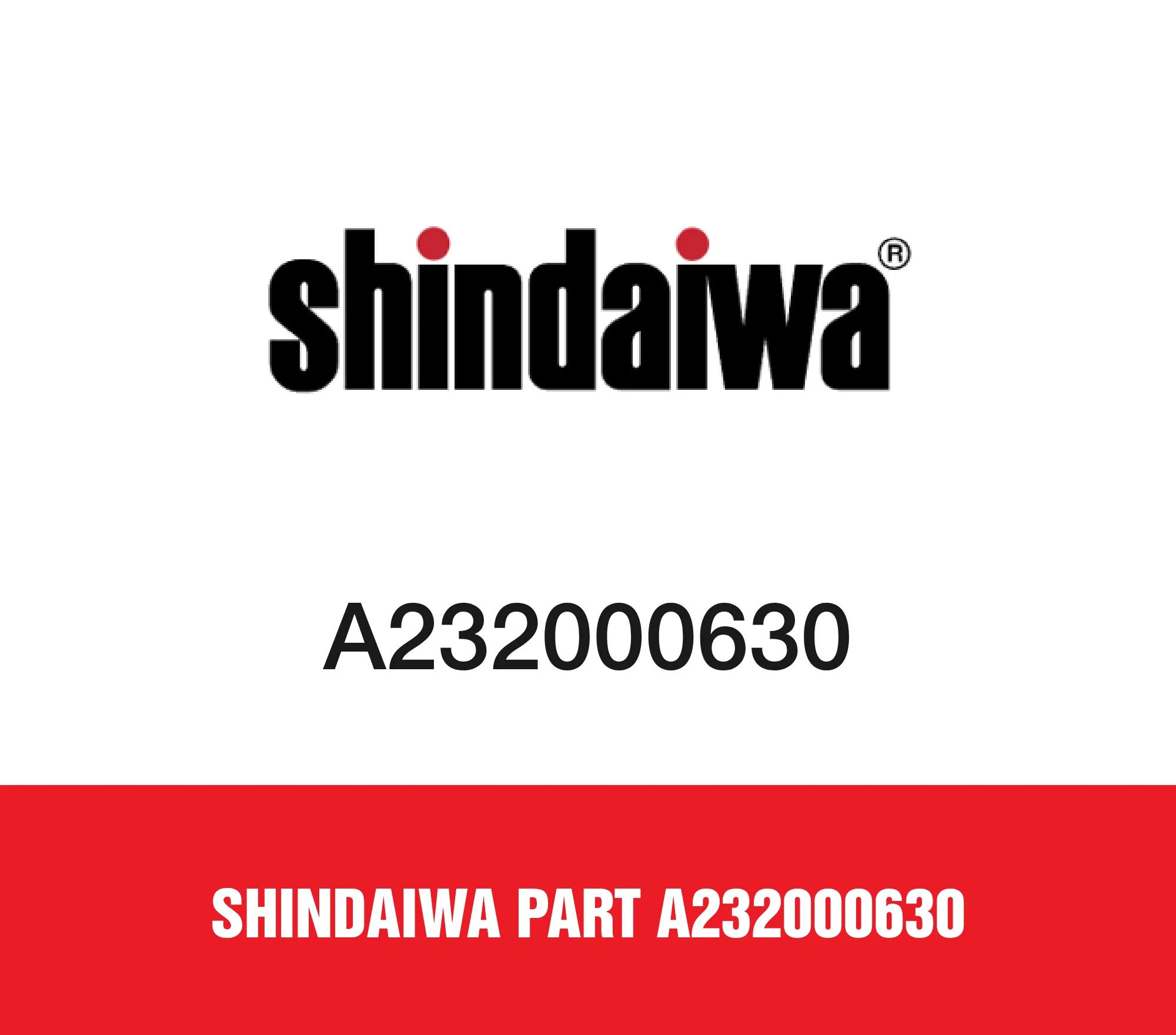 Shindaiwa Part A232000630