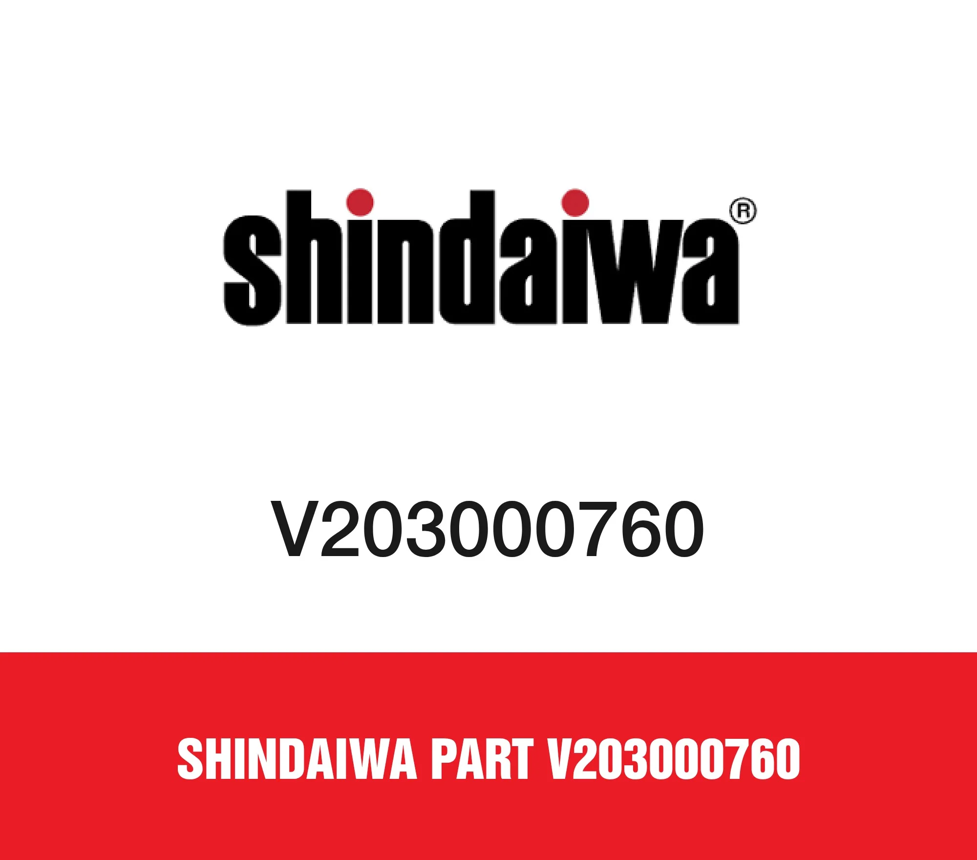 Shindaiwa Part V203000760