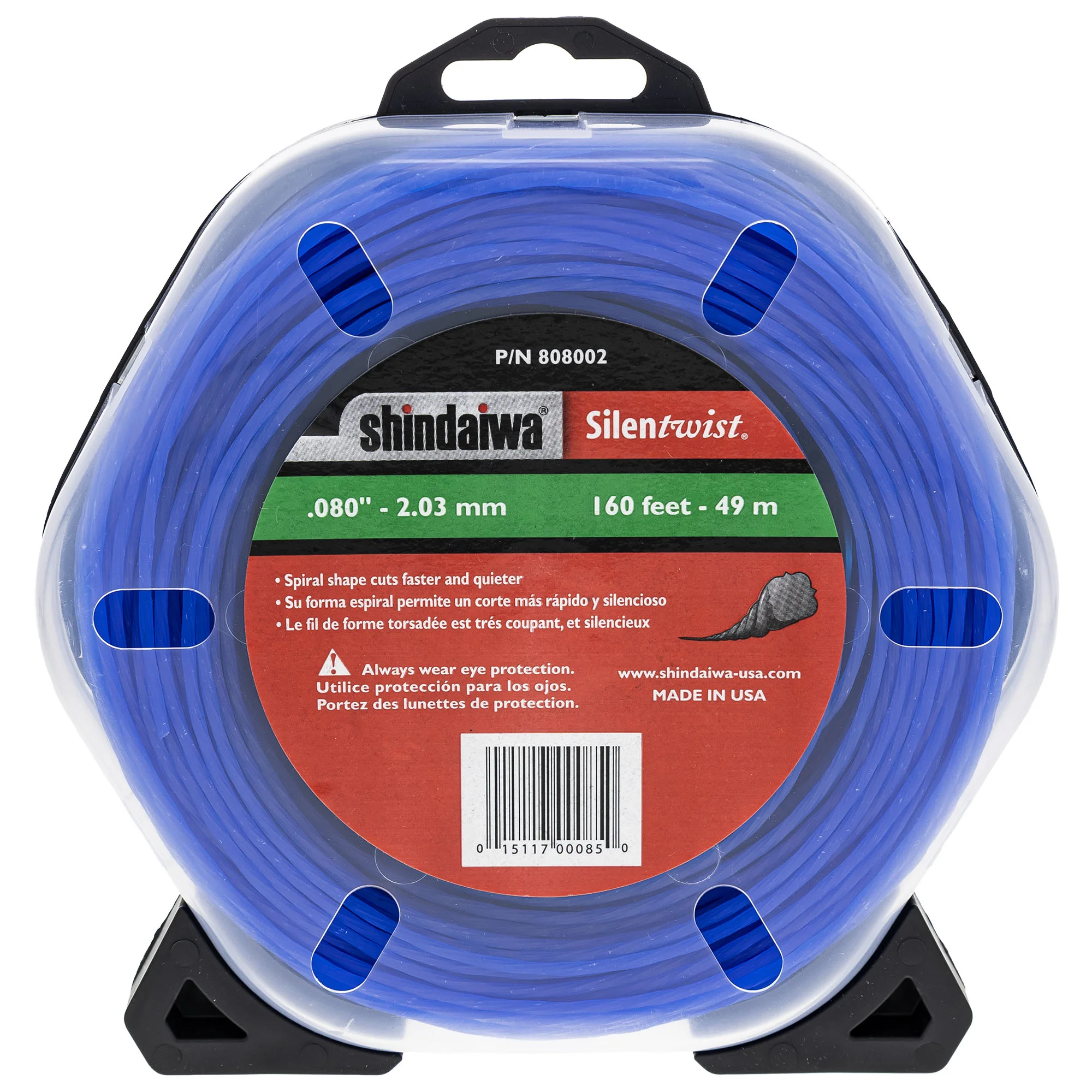 Shindaiwa Silentwist .080" 1/2 Lb Donut Spiral Trimmer Line 808002