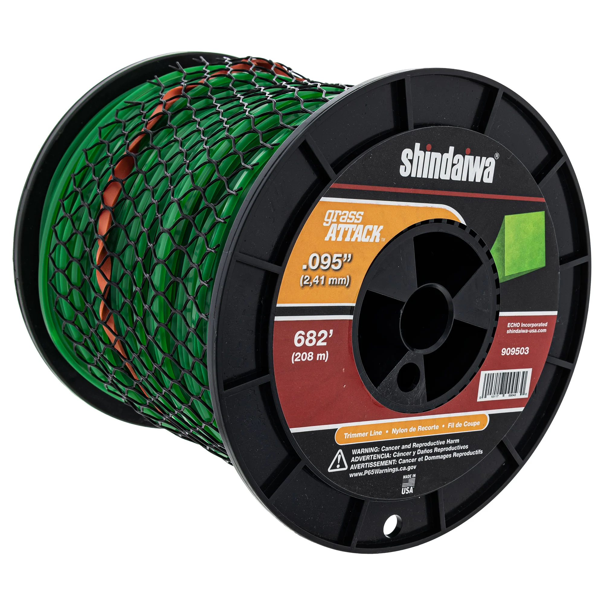 Shindaiwa Grass Attack .095" 3 Lb Spool Square Trimmer LIne 909503 Shindaiwa Sh909503 3 product image