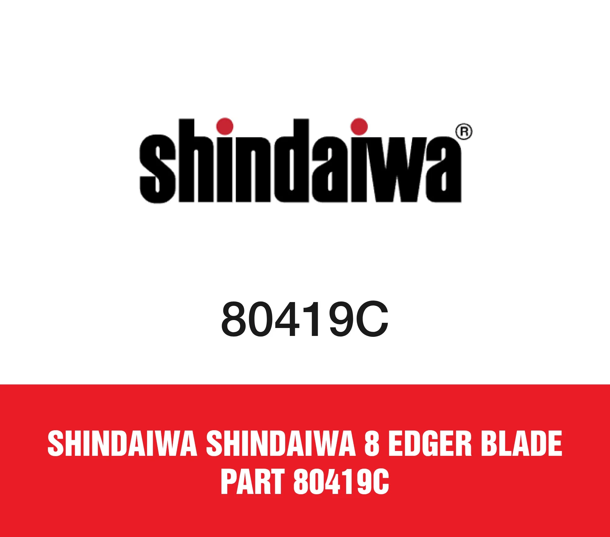 Shindaiwa Shindaiwa 8 Edger Blade Part 80419C