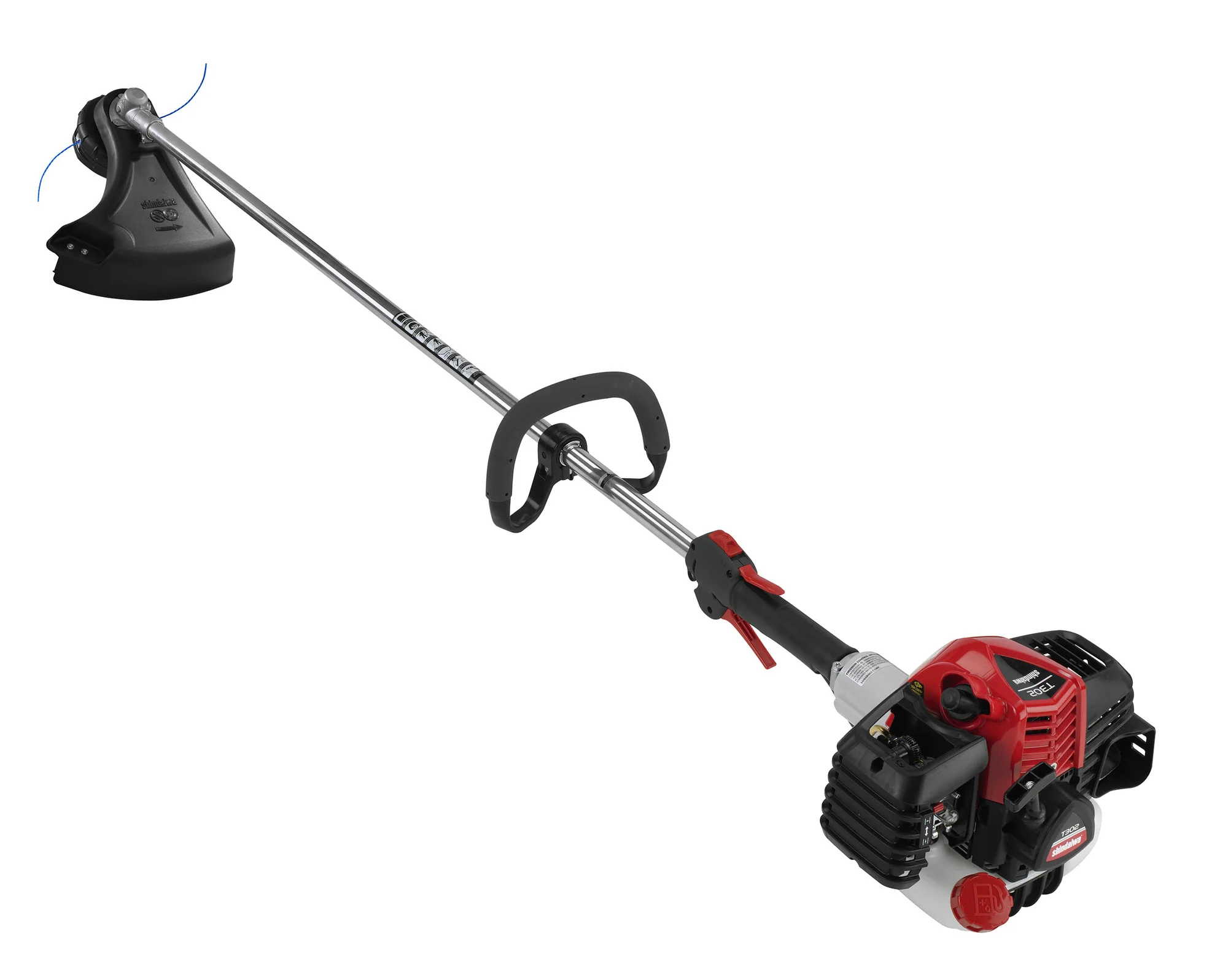 Shindaiwa T Series Trimmer T302 Product Overview Left Whitebg Power Head Side Laying Down product image