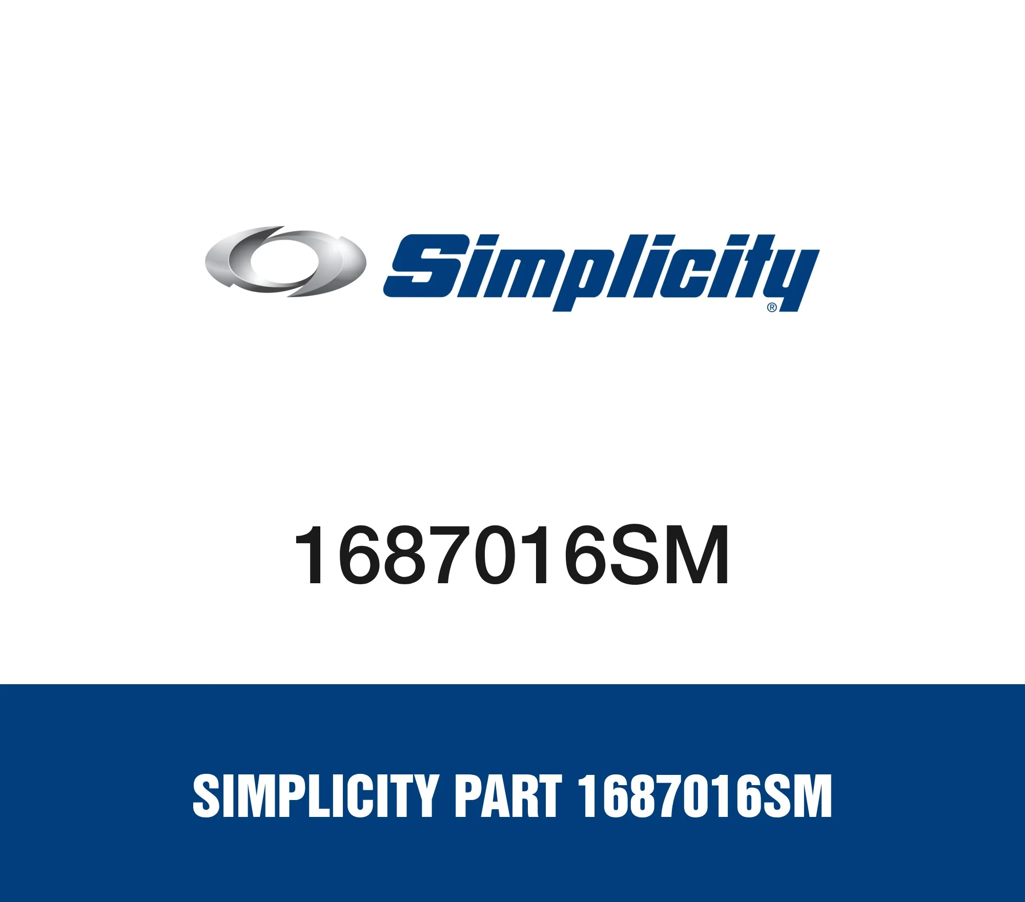 Simplicity Part 1687016SM