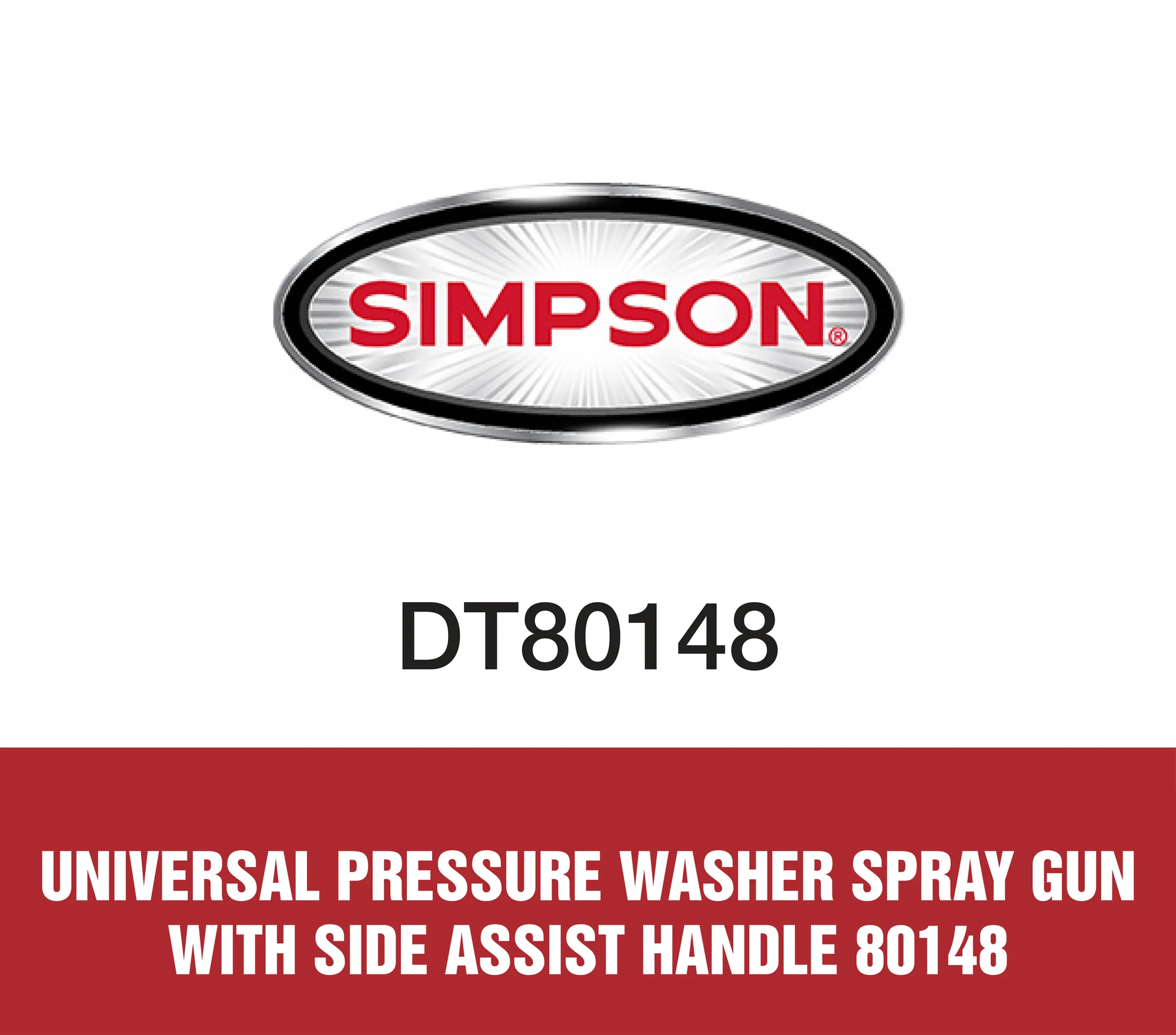 Simpson Universal Pressure Washer Spray Gun with Side Assist Handle 80148