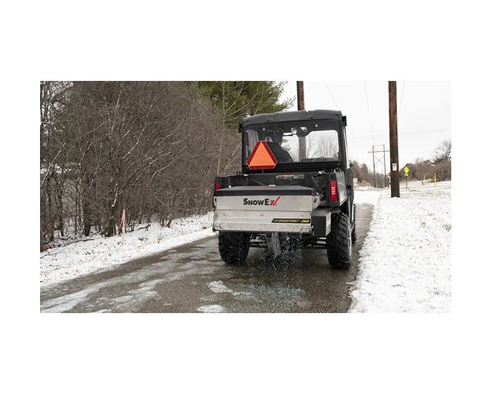 SnowEx Stainless Steel Drop Spreader 87535 Snowex Stainless Steel Drop Spreader 87535 Back View Road product image
