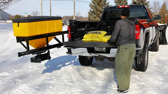 SnowEx Tailgate Series Spreaders Easy Installation feature image