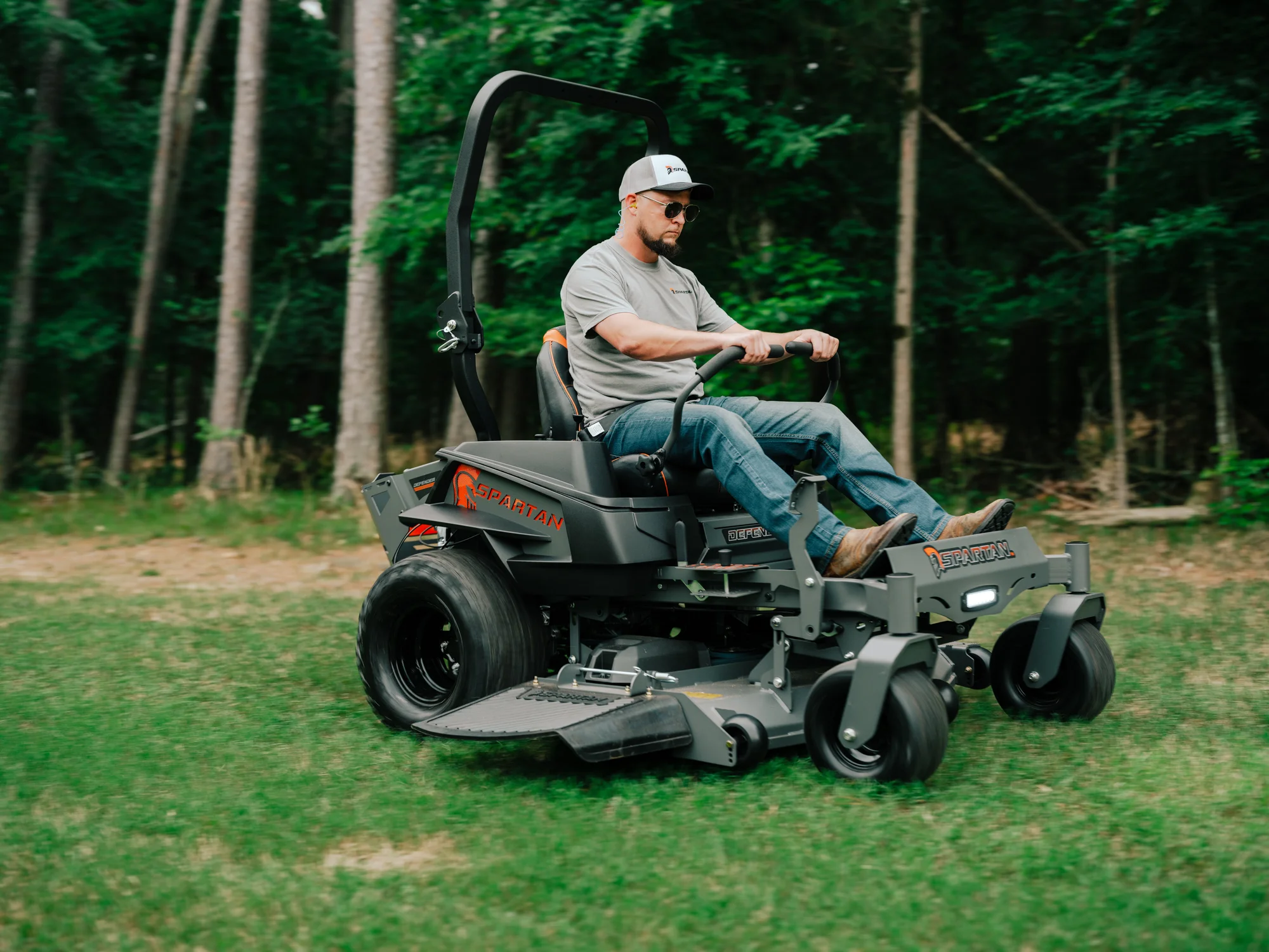 Spartan Defender Series Zero Turn Mower Larger Deck Options For Productivity feature image