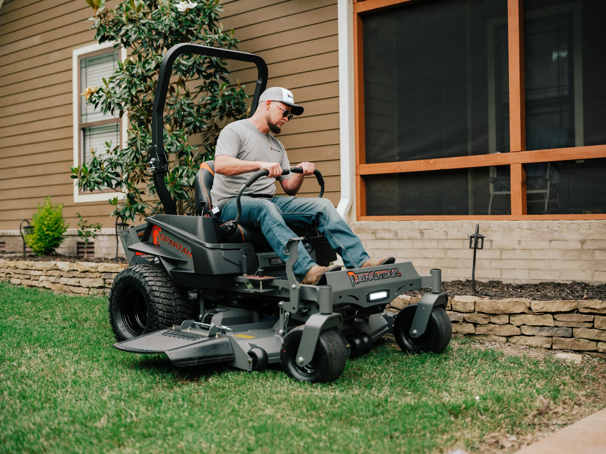 Spartan Defender Series Zero Turn Mower Powerful Engine Options feature image