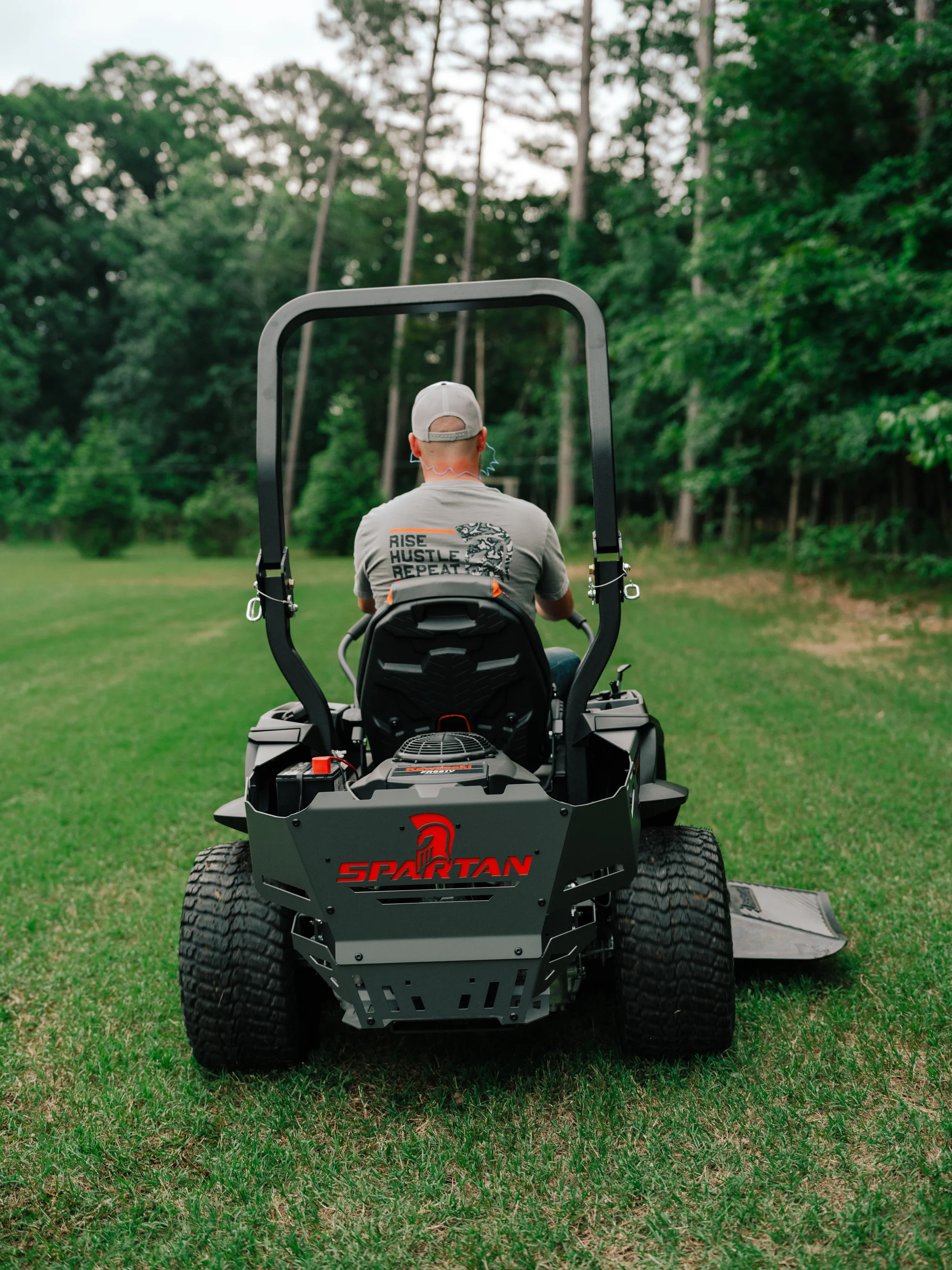 Spartan Defender Series Zero Turn Mower Wider Stance For Stability feature image