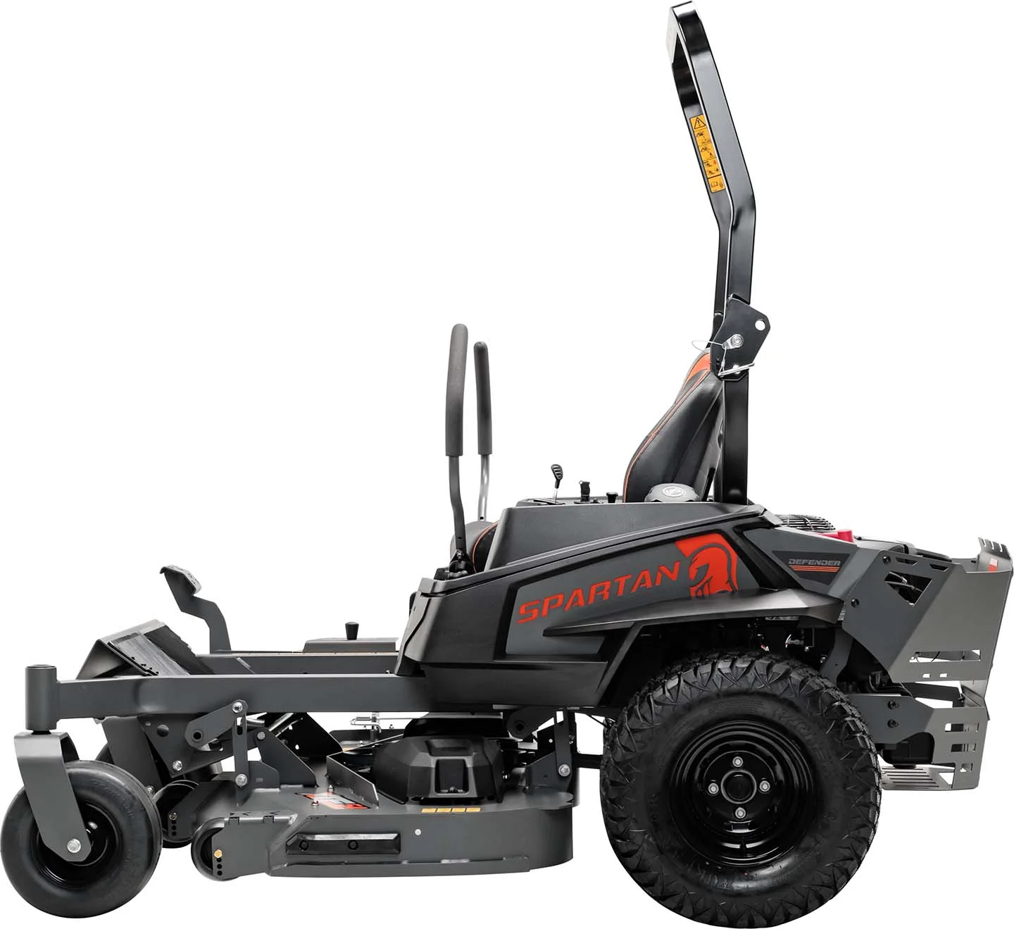 Spartan Defender Zero Turn Rider Side View Left product image
