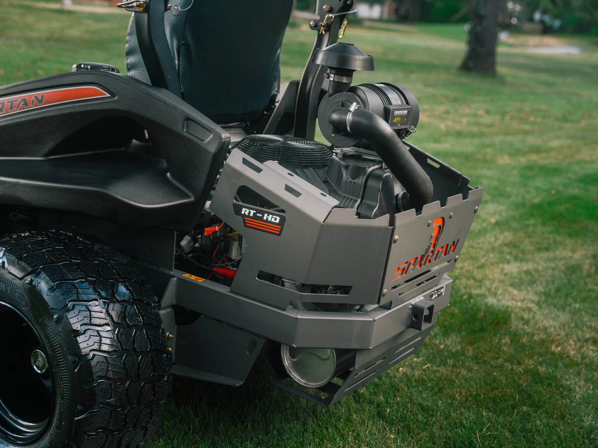 Spartan Rt HD Series Zero Turn Mower High Output Engine Options feature image