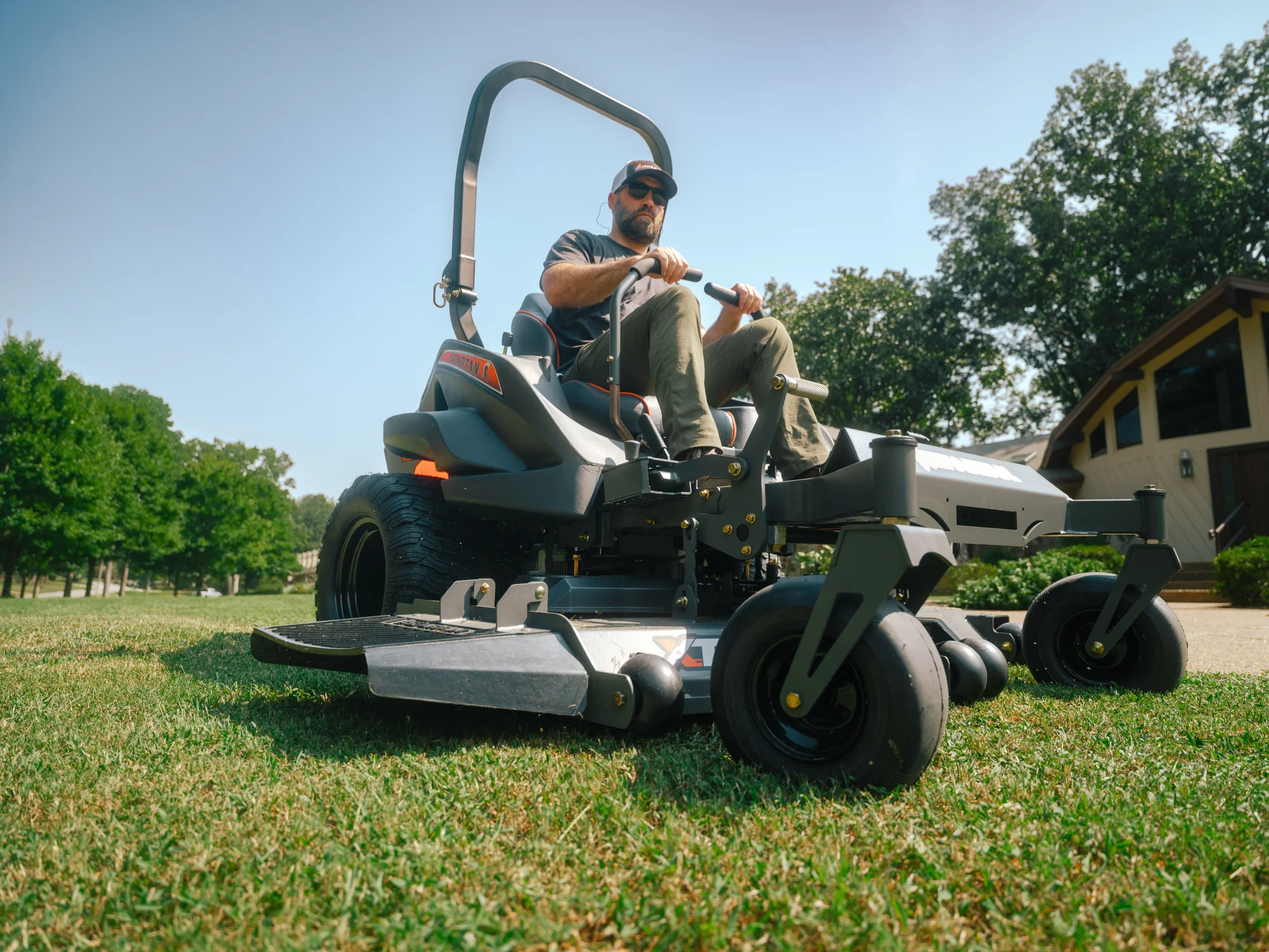 Spartan Rz HD Series Zero Turn Mower Smooth Responsive Controls feature image