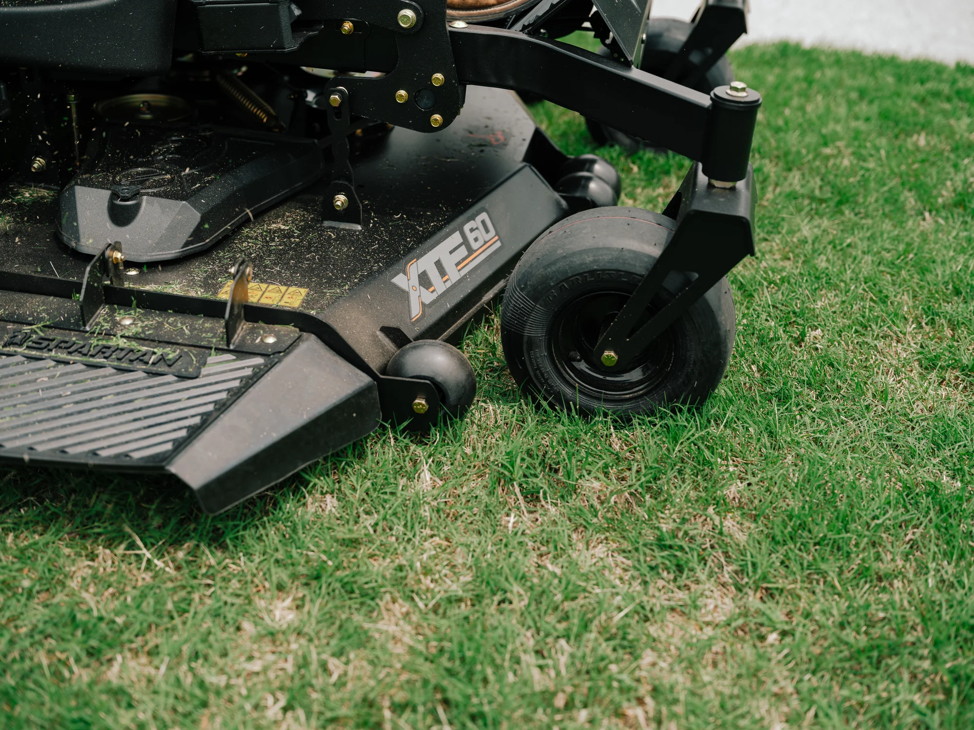 Spartan Rz XD Blackout Series Zero Turn Mower Heavy Duty Xtf Deck feature image