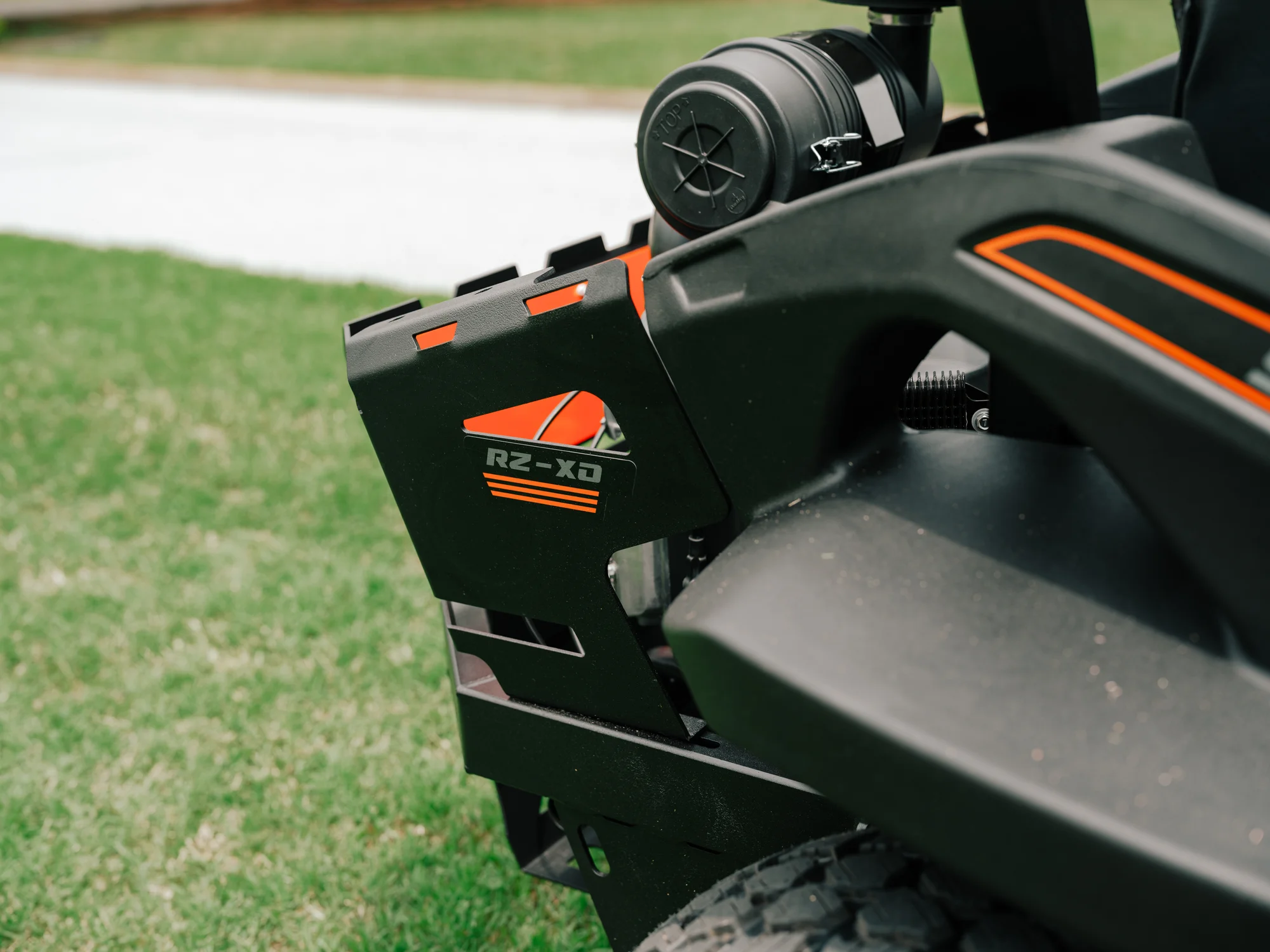 Spartan Rz XD Blackout Series Zero Turn Mower Kawasaki Commercial Grade Engine Options feature image