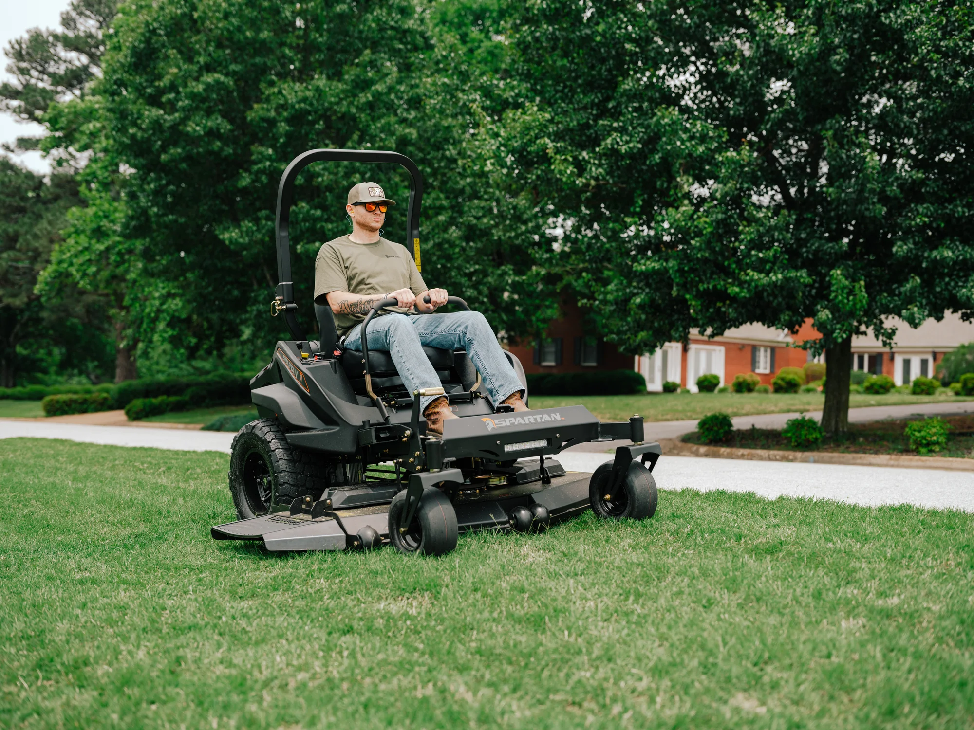 Spartan Rz XD Blackout Series Zero Turn Mower Zt 3400 Commercial Transmissions feature image