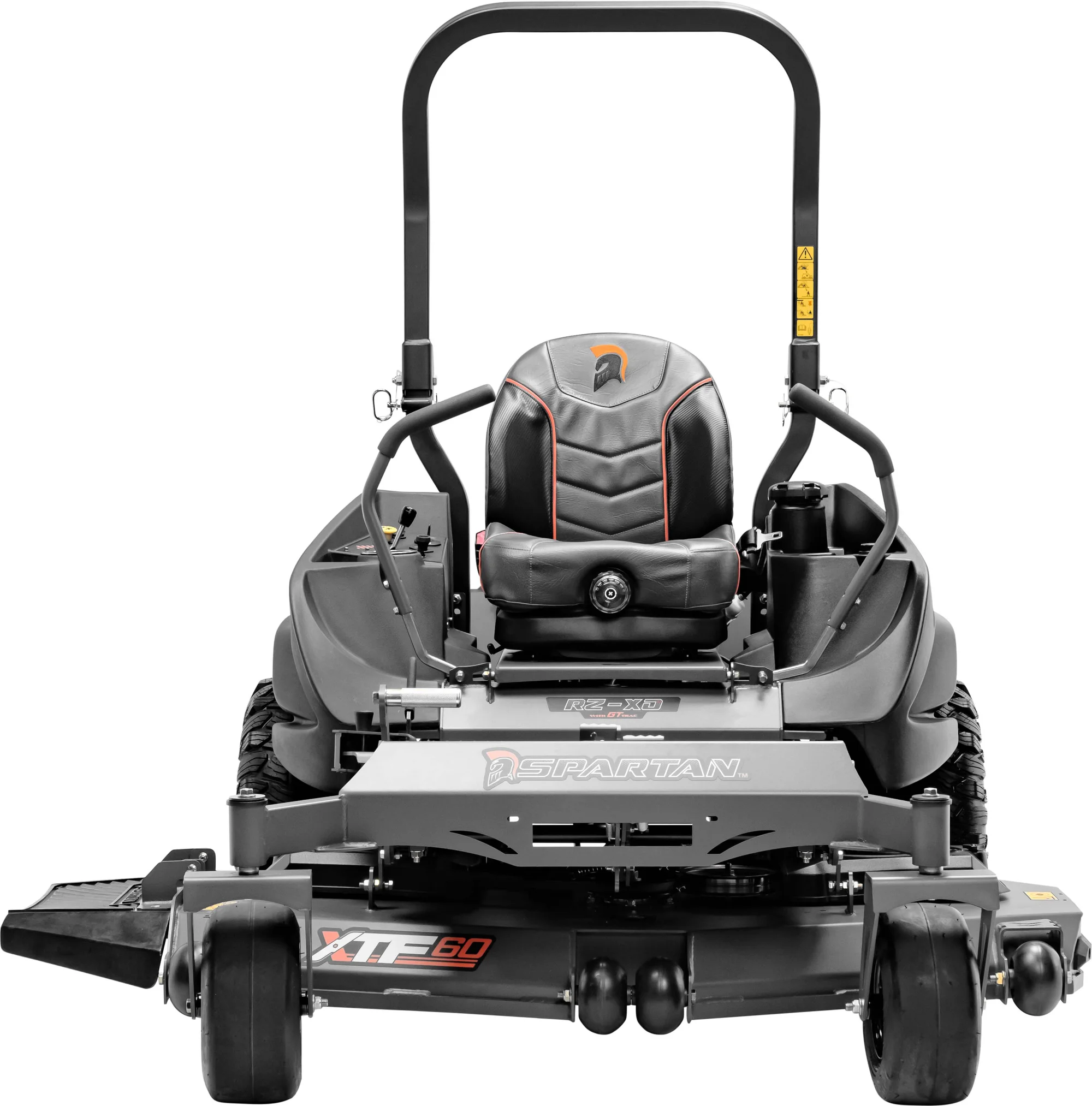 Spartan Rz Xd Zero Turn Rider Front View product image
