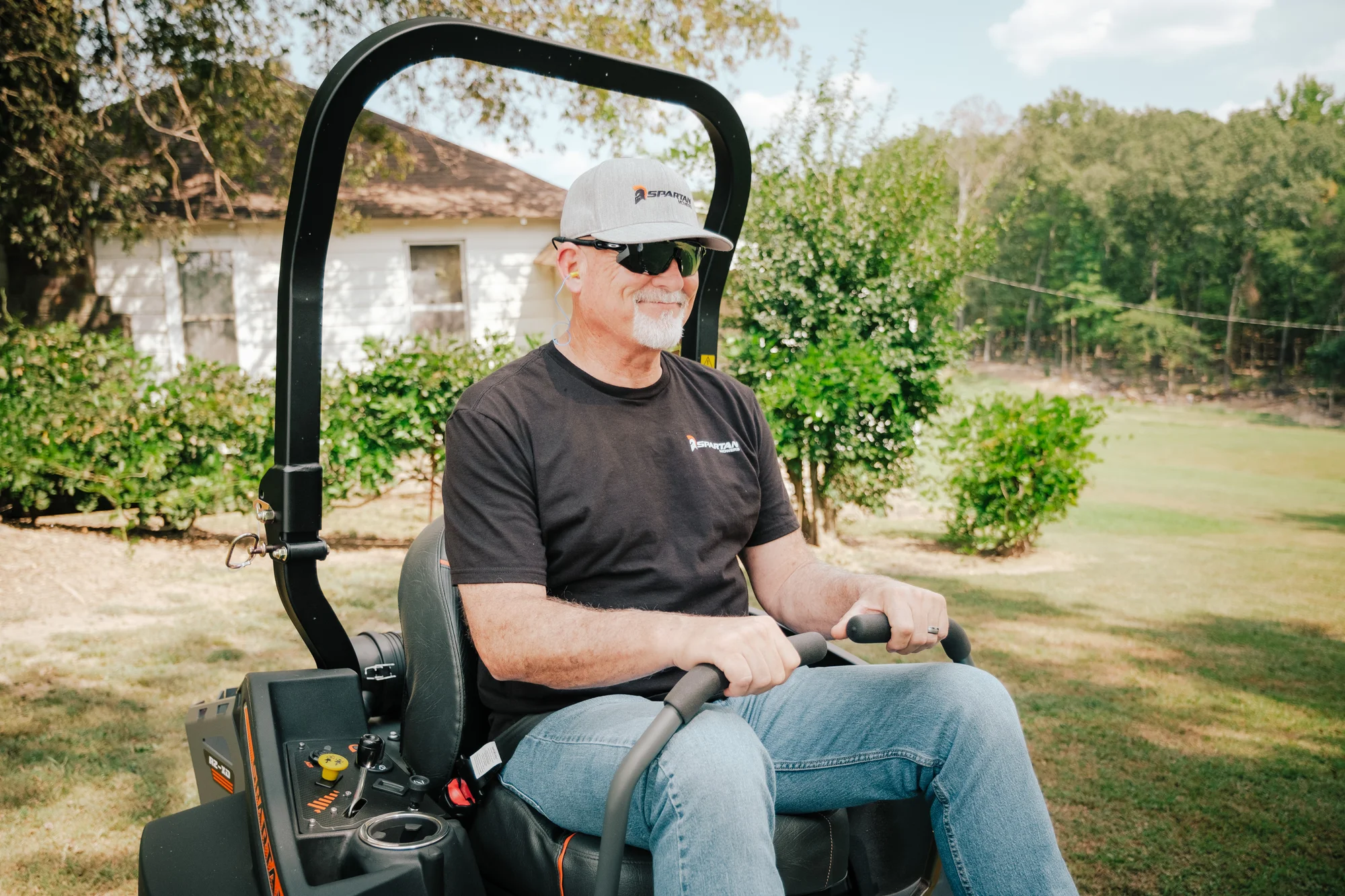 Spartan Rz Xd Zero Turn Rider Rszl2148Fx730 Man Smiling product image