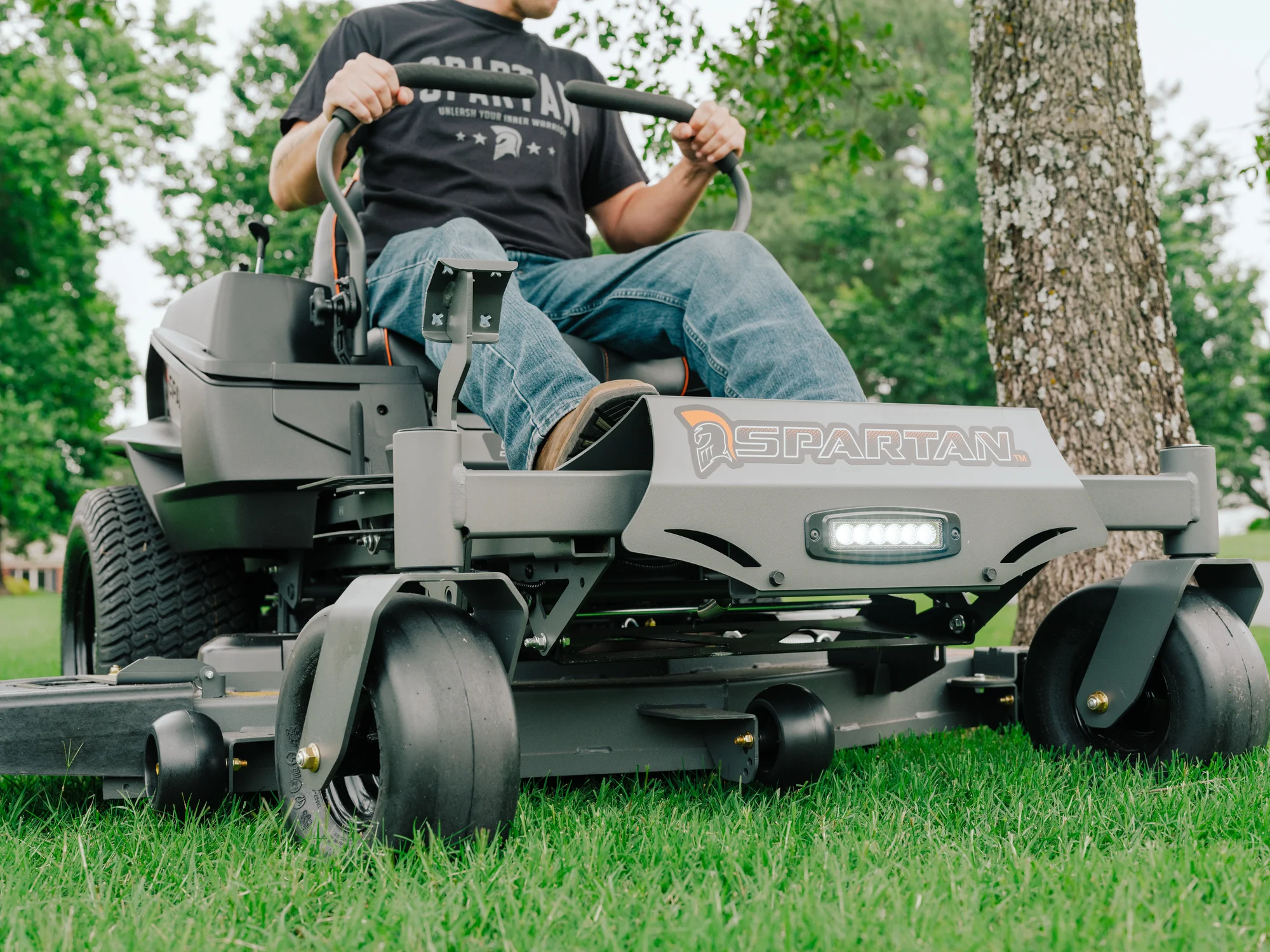 Spartan Shield HD Series Zero Turn Mower Commercial Inspired Frame Design feature image