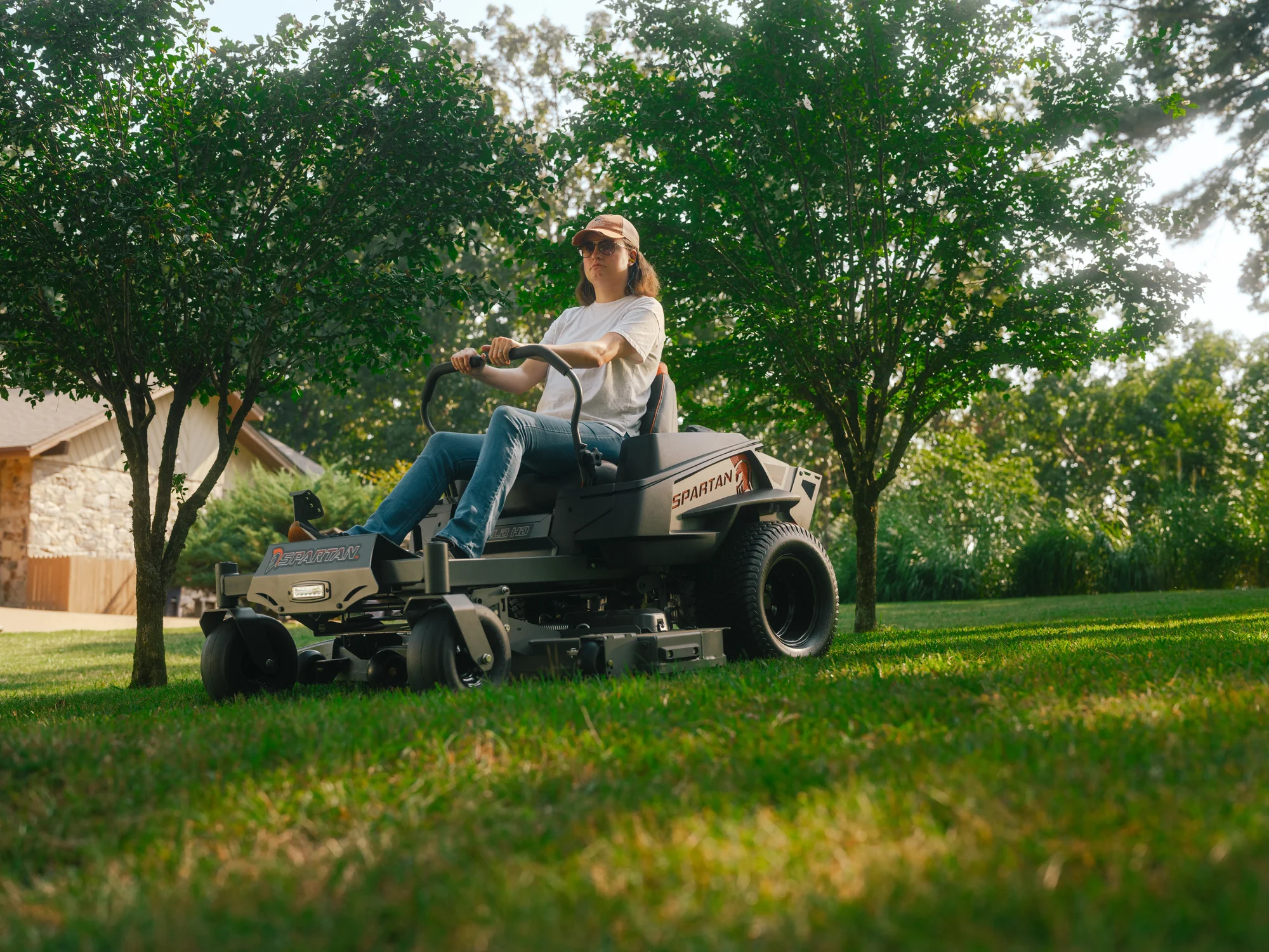 Spartan Shield Series Zero Turn Mower Compact Residential Friendly Design feature image