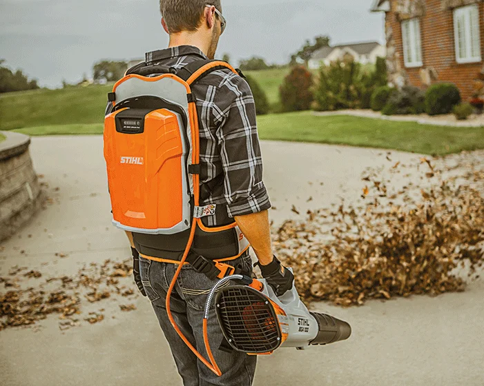 Stihl Backpack Blower BGA 300 Stihl Backpack Blower Bga 300 Man Clearing Sidewalk product image