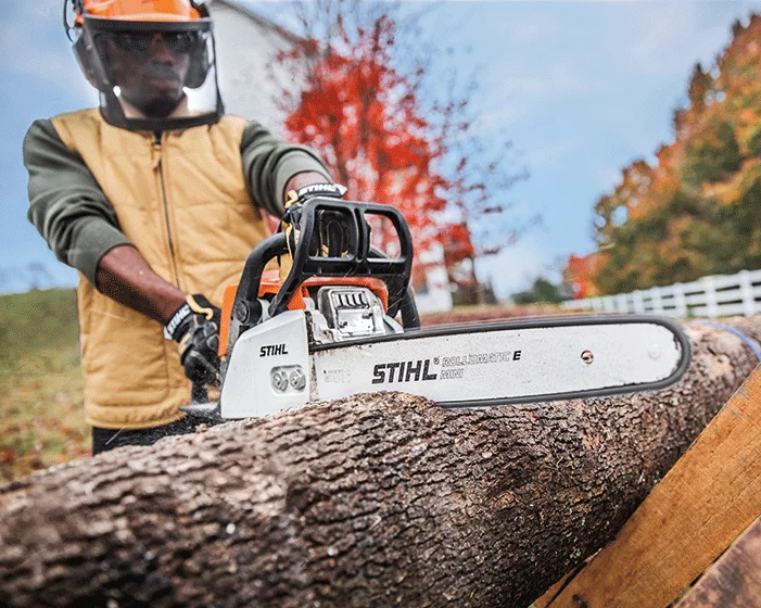 Stihl Chainsaw MS 170 16 Stihl Chainsaw Ms 170 16 Man Cutting Branch product image
