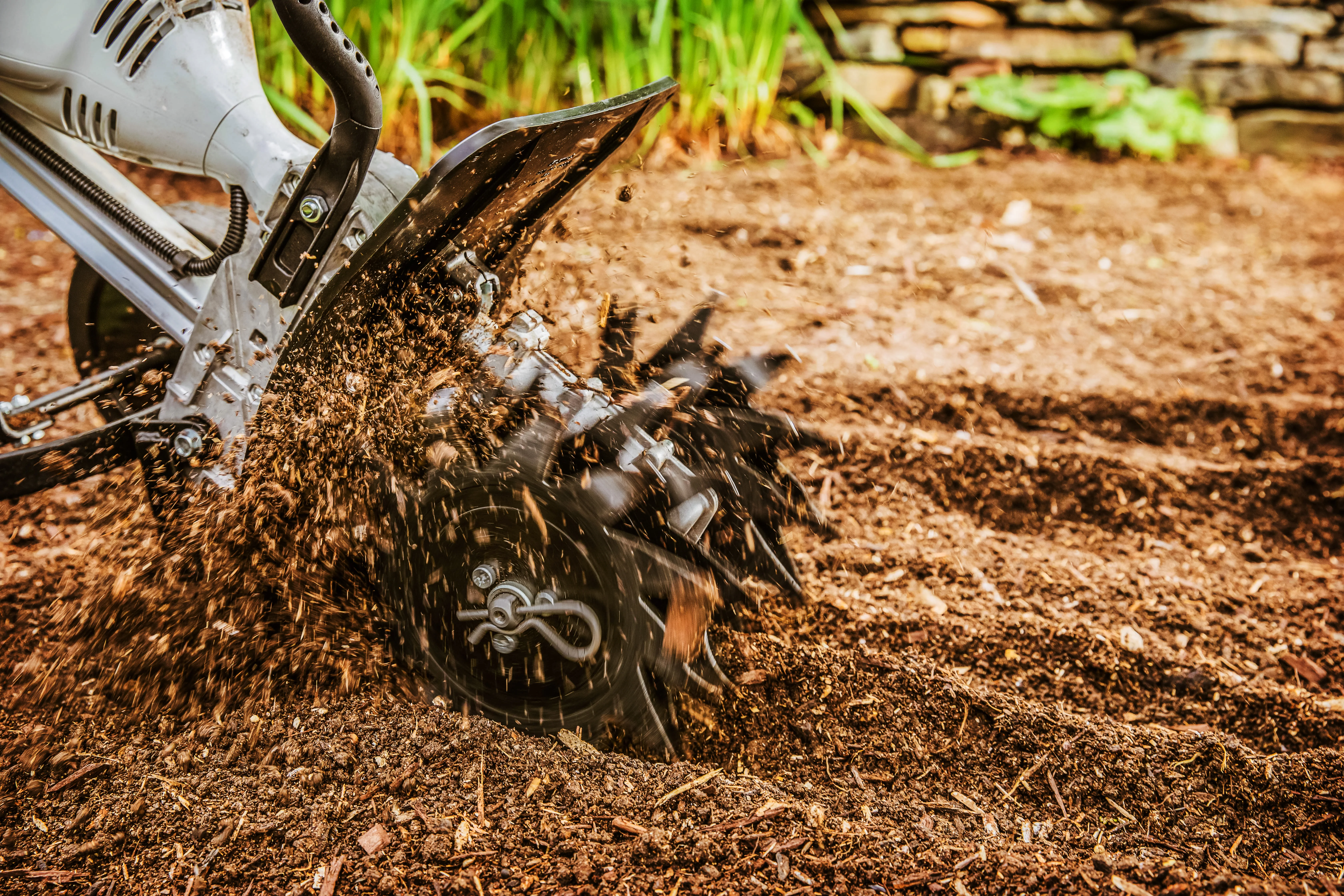 Stihl Cultivator Mm 56 Ce Yard Boss Closeup product image