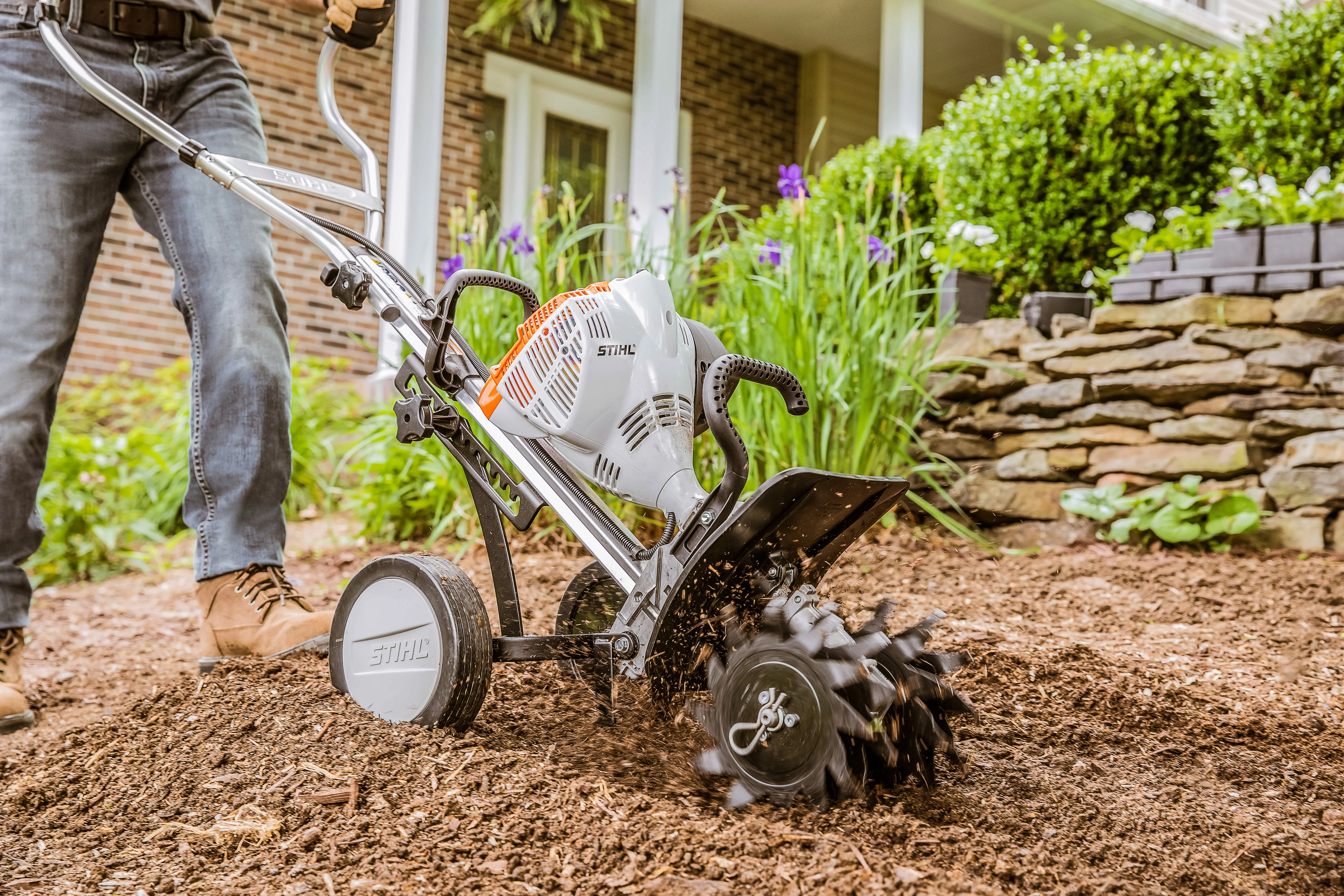 Stihl Cultivator Mm 56 Ce Yard Boss Wide Angle product image