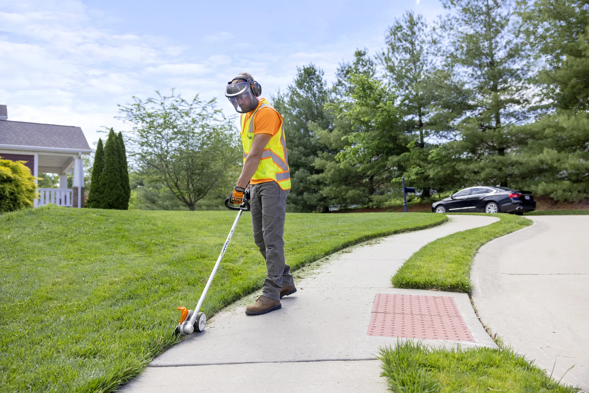 Stihl Fca Series Edgers Fca140 Man Sidewalk Edging product image