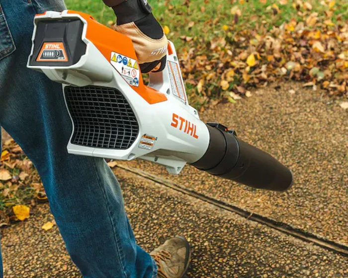 Stihl Handheld Blower BGA 50 Stihl Handheld Blower Bga 50 Man Clearing Sidewalk product image