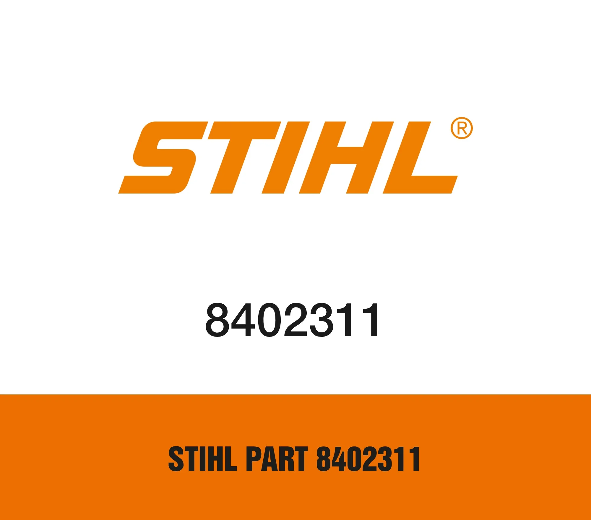 Stihl Part 8402311 Stihl Part 8402311