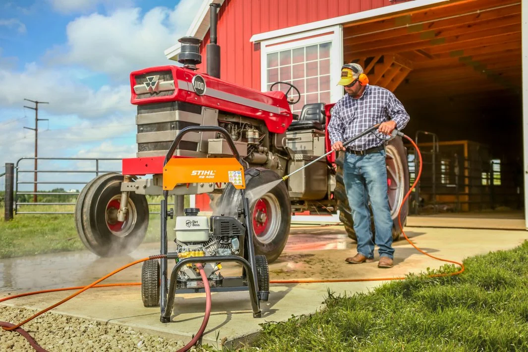 STIHL RB Series Pressure Washers Large Pneumatic Tires feature image