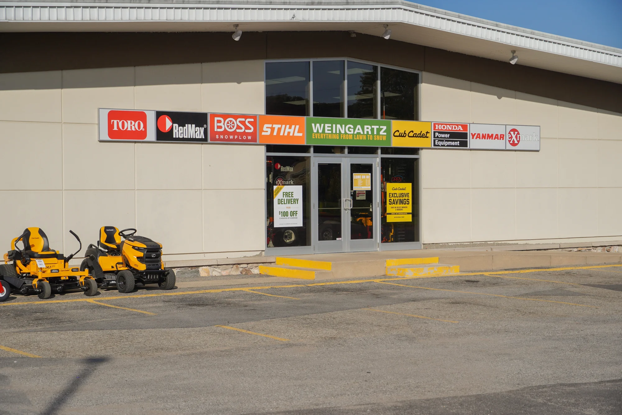 Store Location Cedar Springs Close Up Storefront Signage product image
