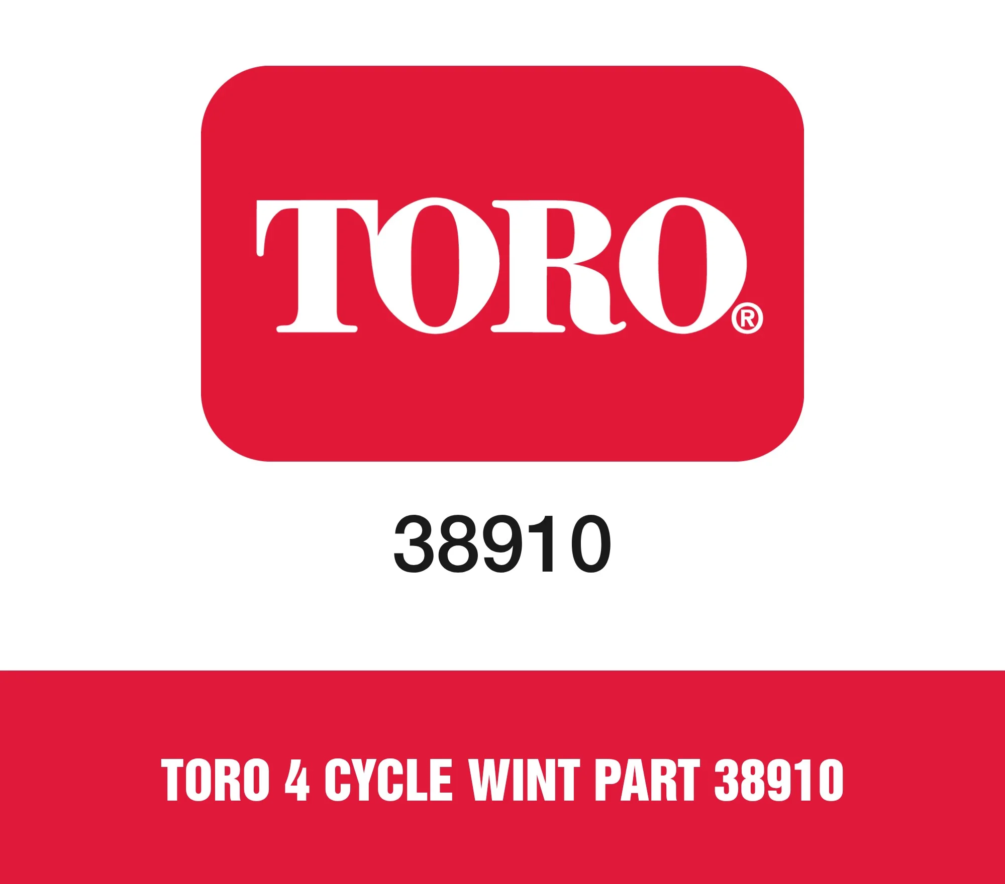 Toro 4 Cycle Wint Part 38910