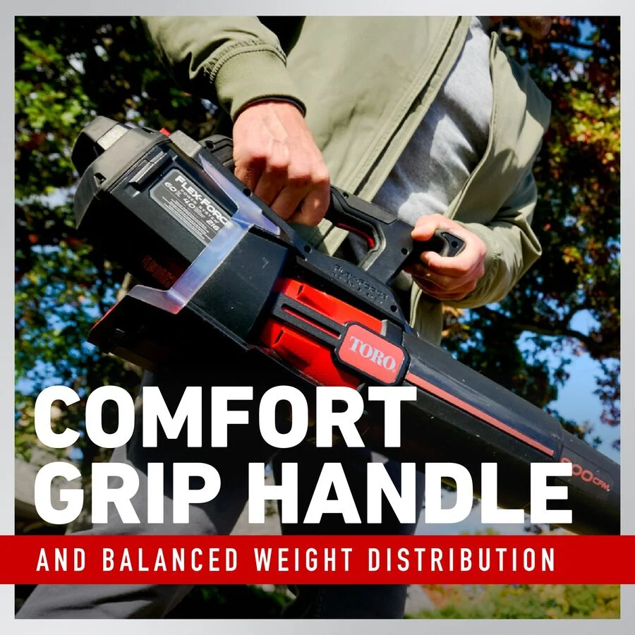 Toro 60V Leaf Blowers Ergonomic Tube And Grip feature image