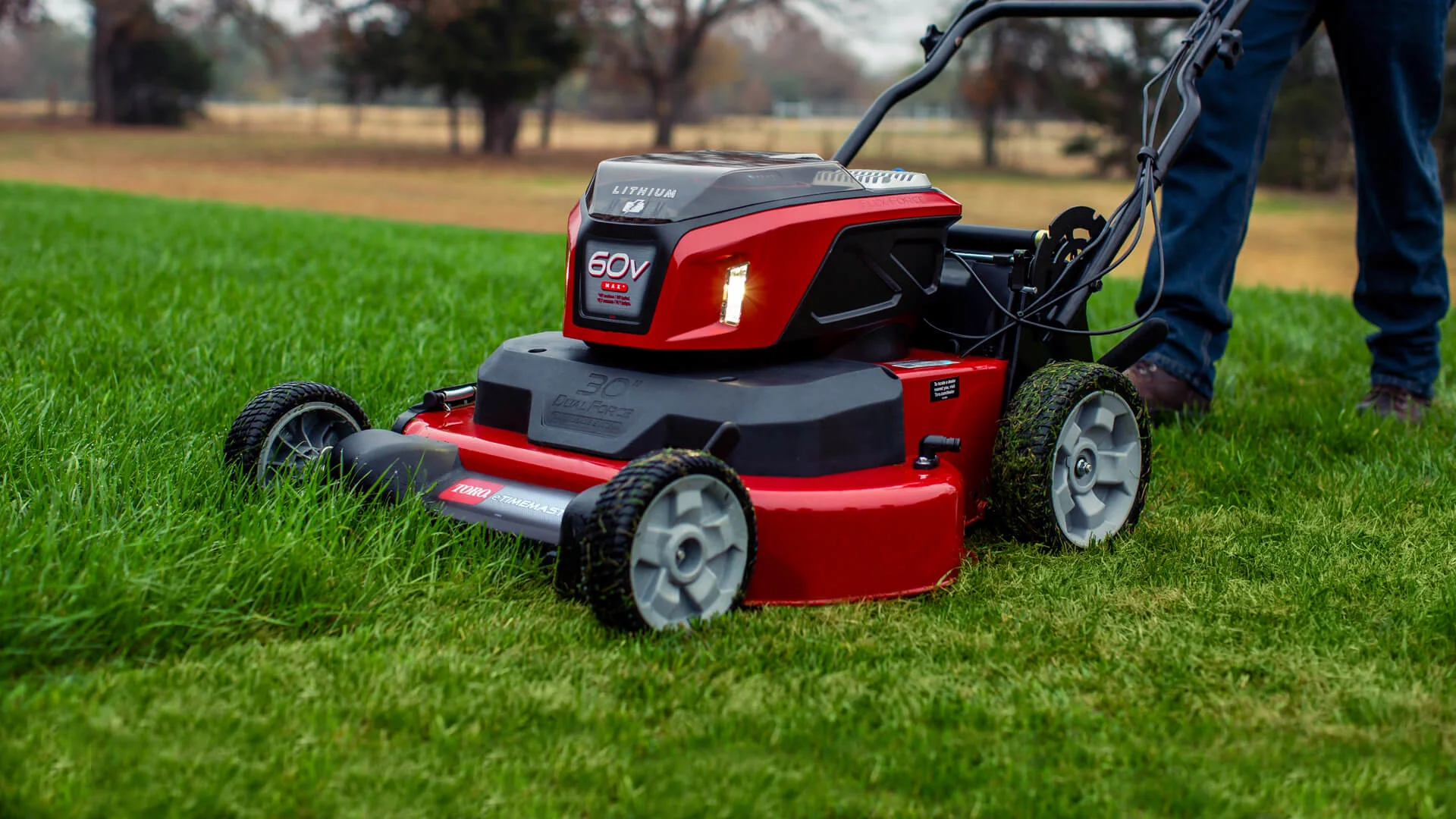 Toro 60V Max E Timemaster Series Walk Behind Mowers 3 In 1 Clipping Control feature image