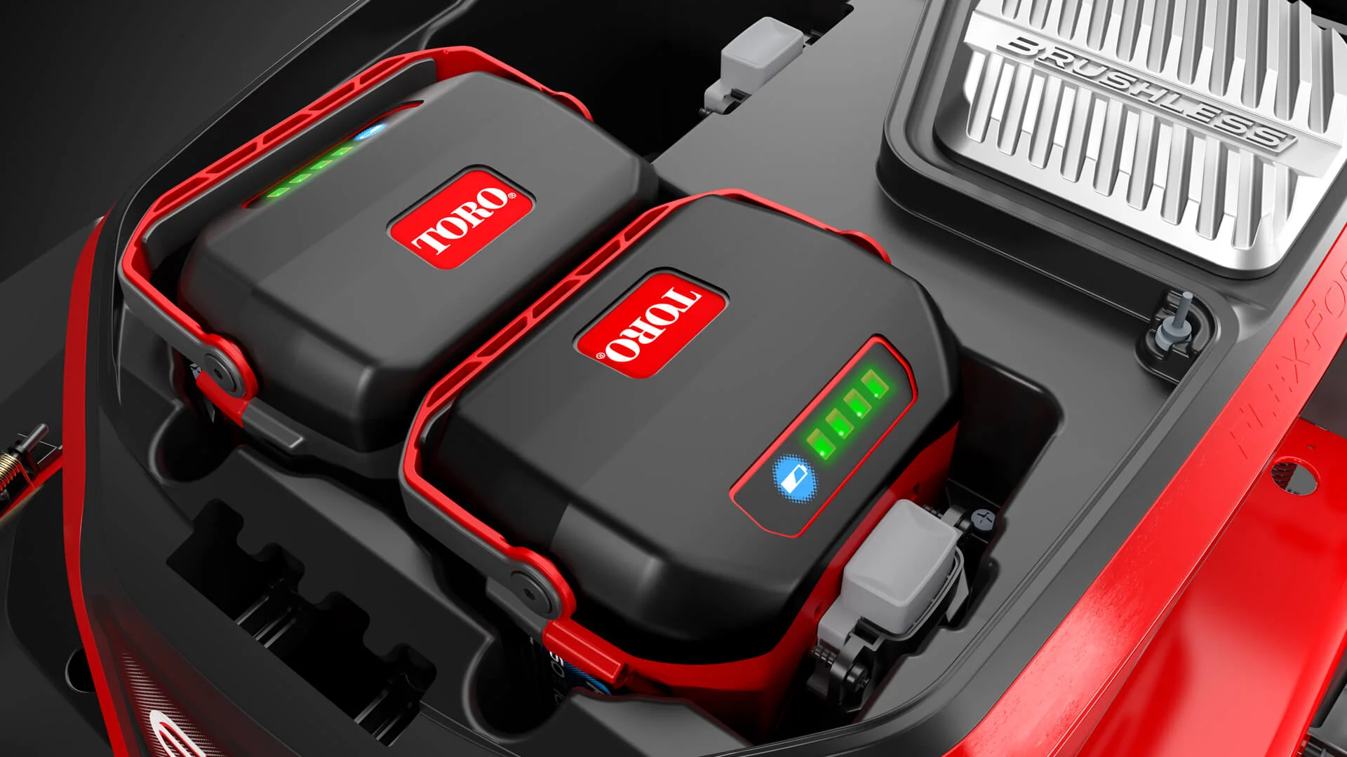 Toro 60V Max E Timemaster Series Walk Behind Mowers Dual Battery Power feature image