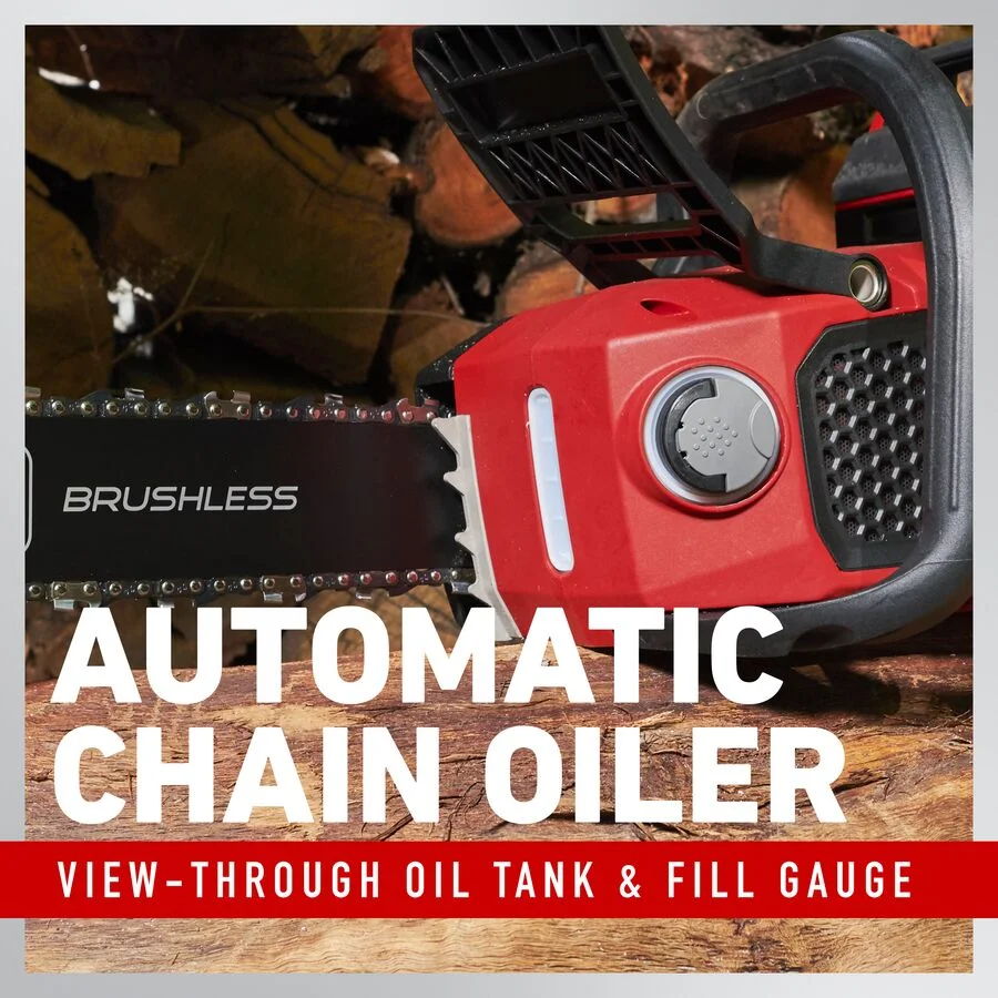 Toro 60V Max Series Chainsaws Automatic Chain Oiling feature image